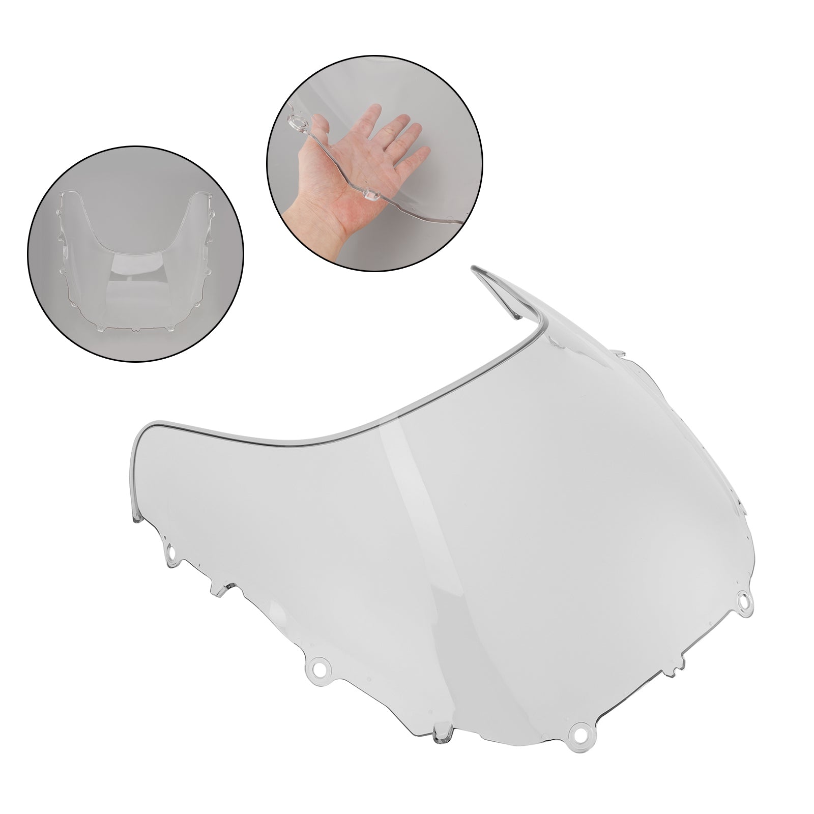 2024-2025 YAMAHA XSR900 GP Voorruit Voorruit + Beugel