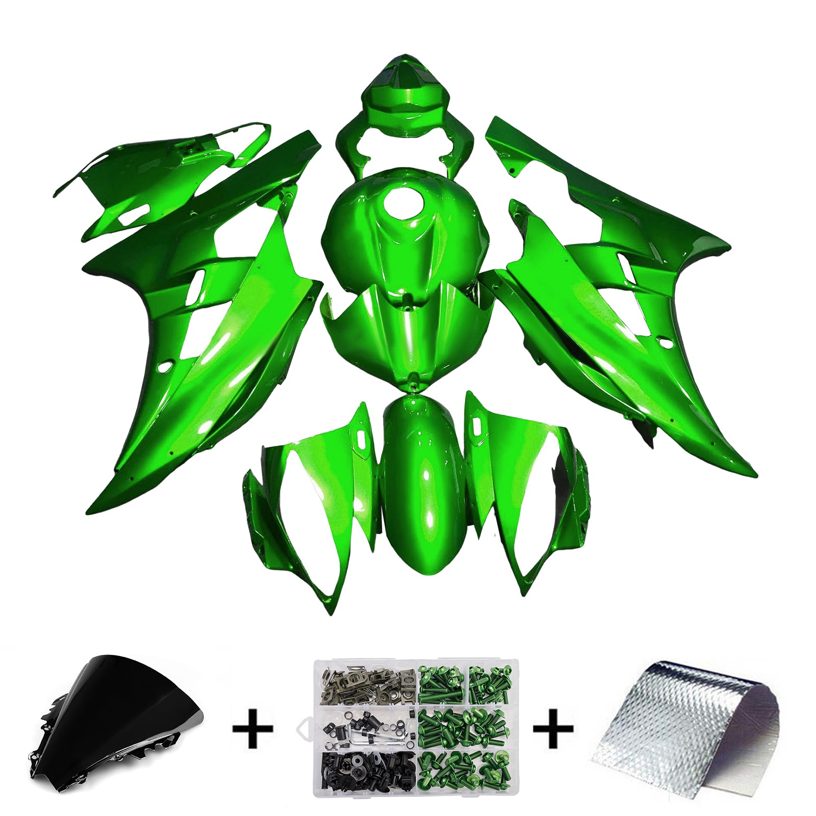 Injection Fairing Kit Bodywork Plastic ABS For Yamaha YZFR6 YZF-R6 2006-2007