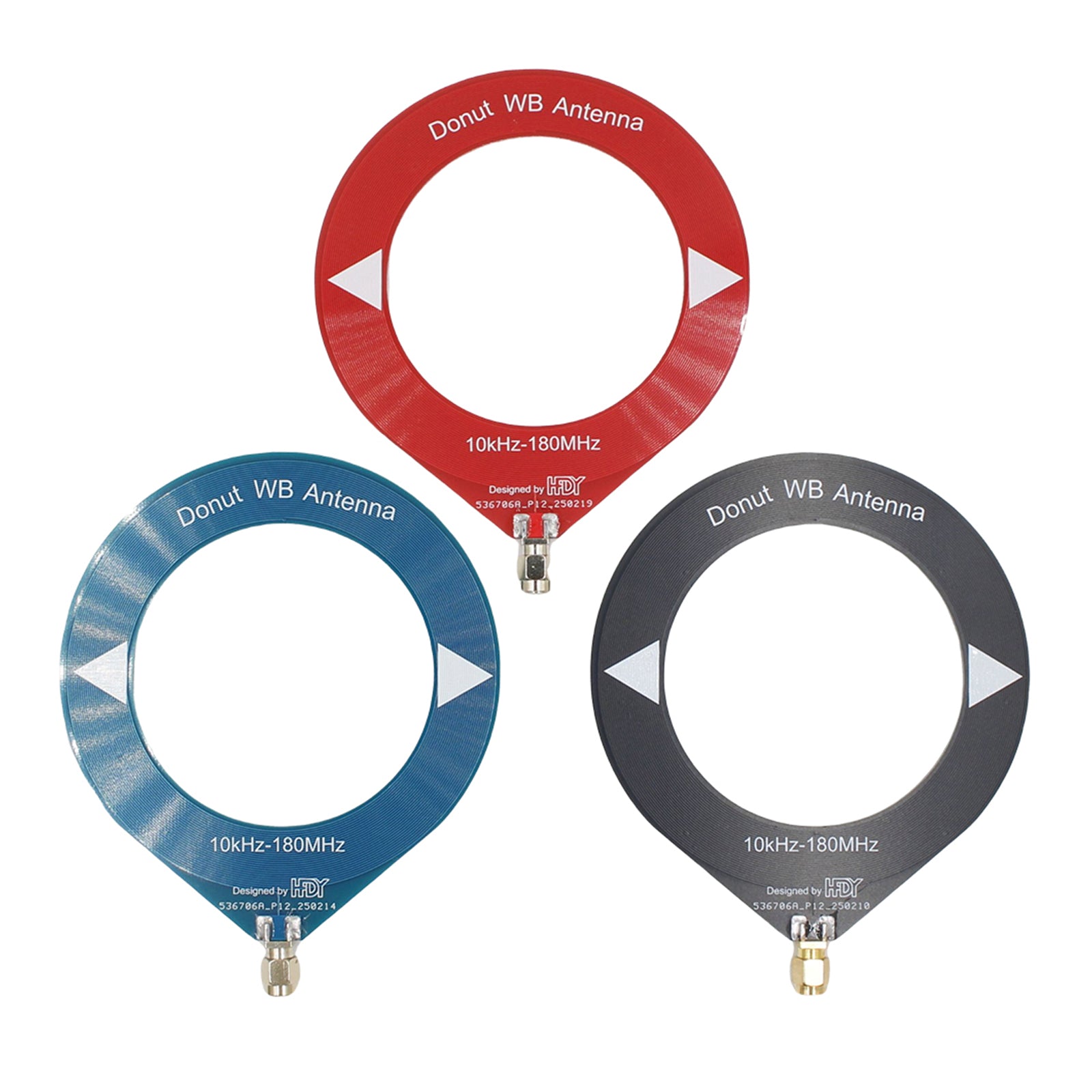 Antenne donut à anneau de couverture pleine bande 10 kHz-180 MHz, ondes courtes/moyennes SDR