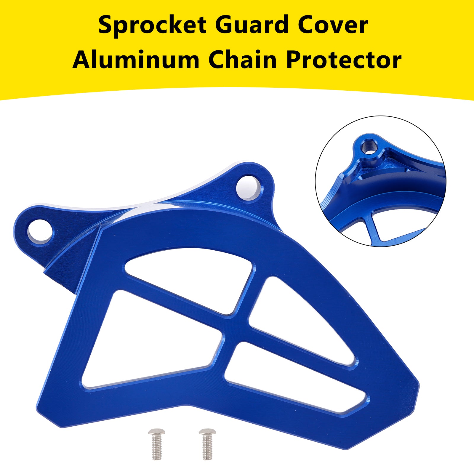 1993-2004 Yamaha YZ125 Couvre-pignon Couverture de la chaîne en aluminium Protecteur