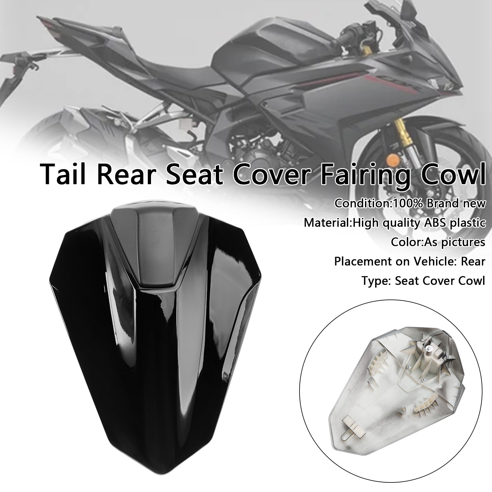 2023-2024 Honda CBR250RR Rear Tail Pillion Seat Fairing Cover