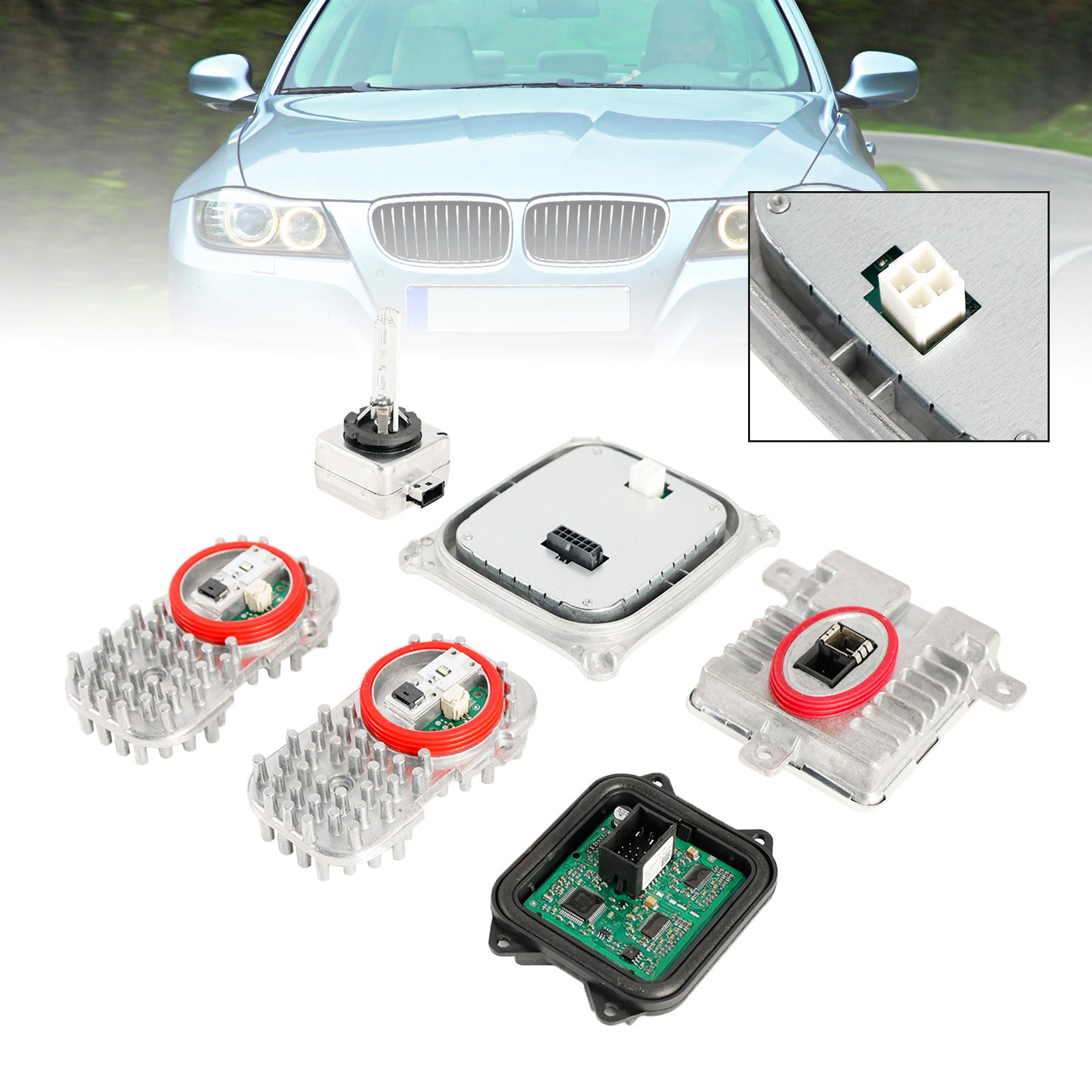 2011-2013 BMW 3 Series E92 E93 328i 335i Xenon Ballast Kit 7237647