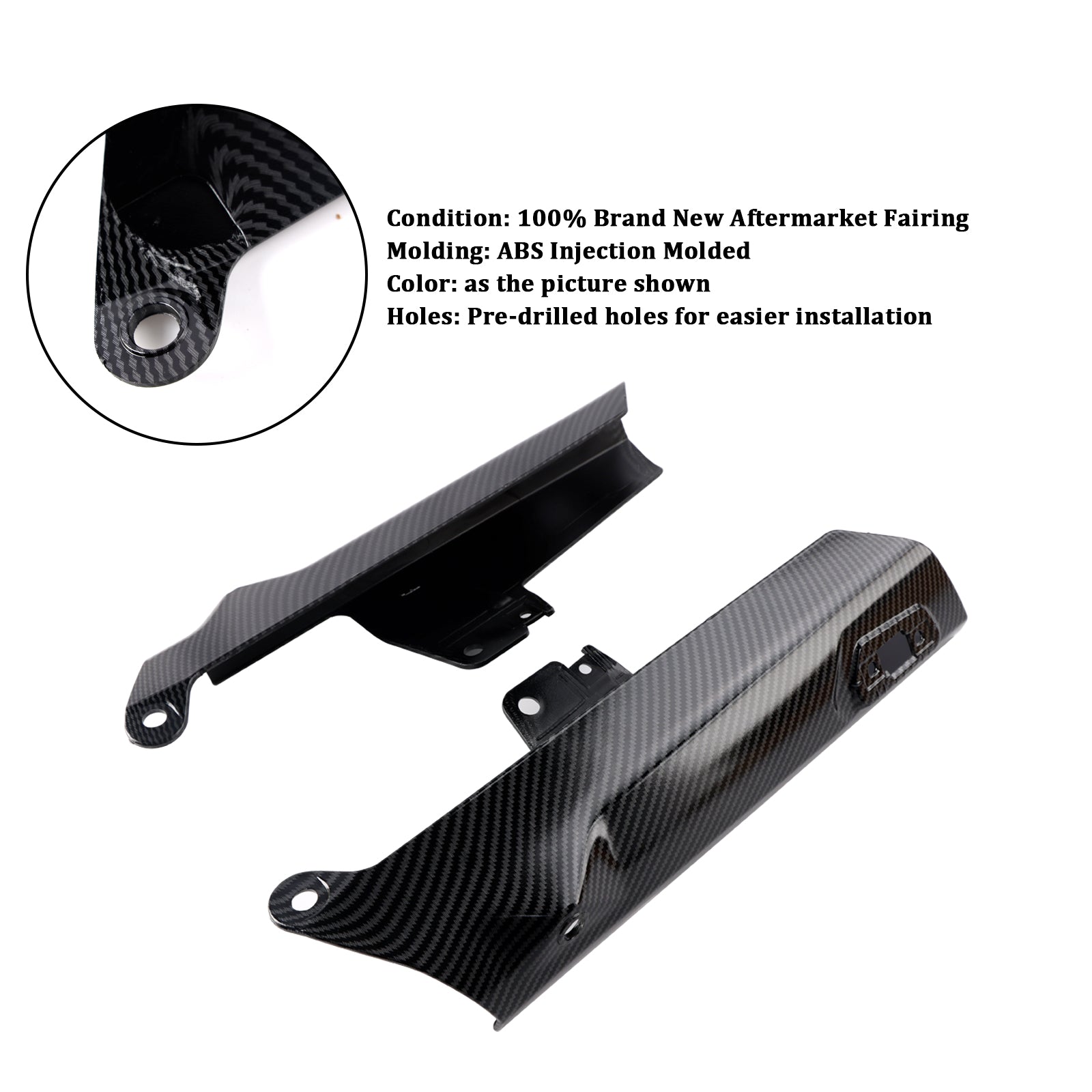 2019-2024 Yamaha Tenere 700 Frente Fender Painel Lateral Protetor de Protetor