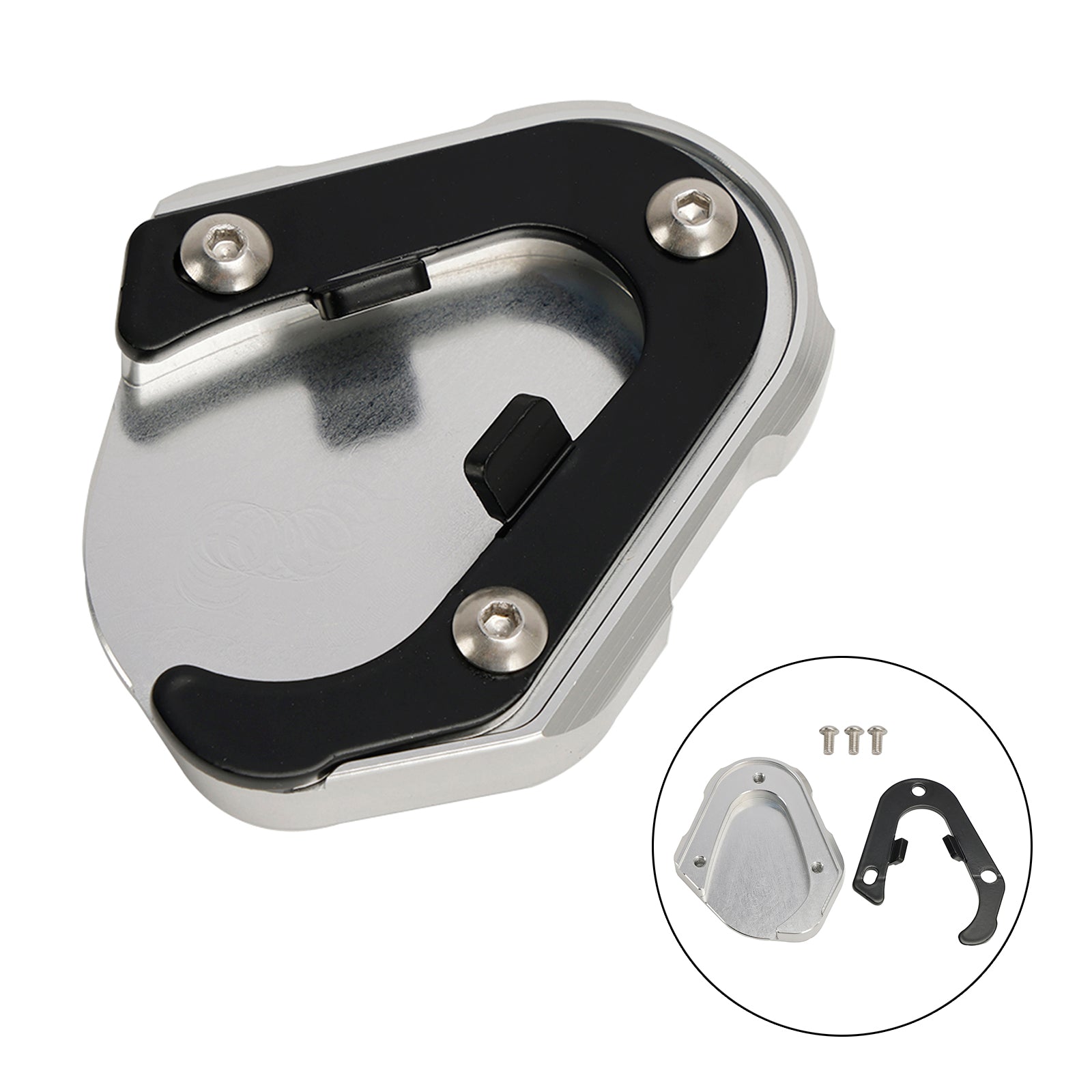 Almohadilla de placa ampliada con soporte para Scrambler 1200XC/XE Tiger 1200 GT 22-23