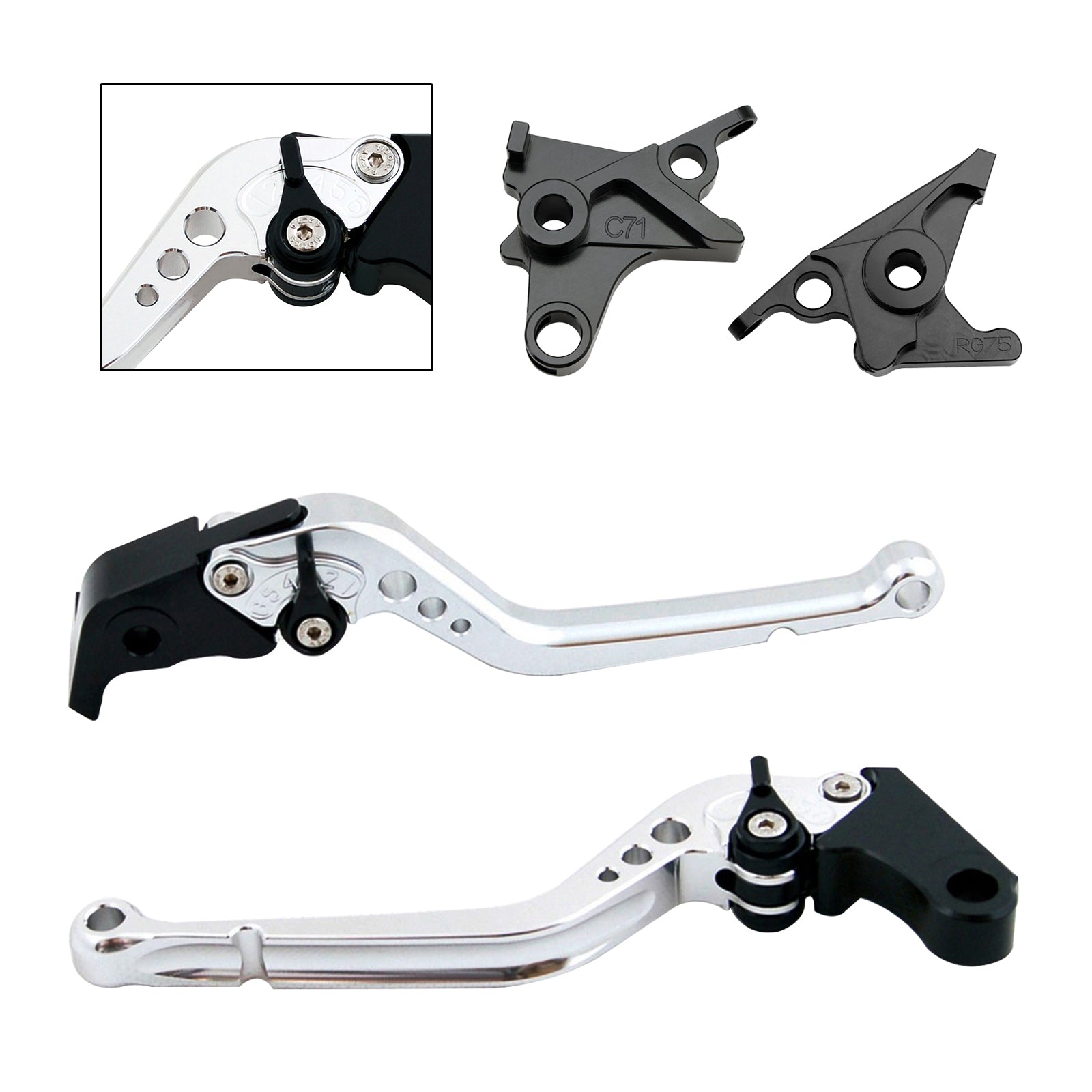 Levier de frein d'embrayage Long adapté à la BMW R NINE T /PURE/RACER 2017 – 2023