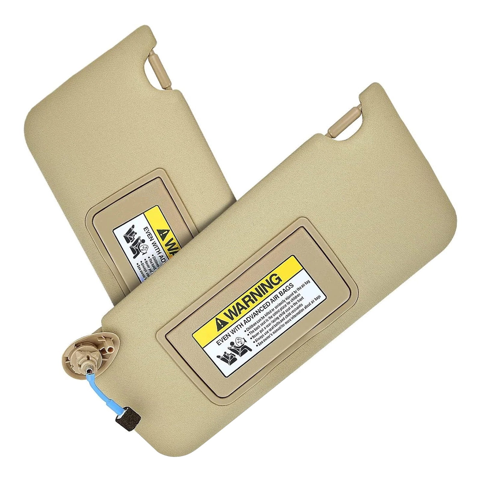 2008-2017 Honda Accord Pair Of Beige Sun Visor 83280TA5A51ZA