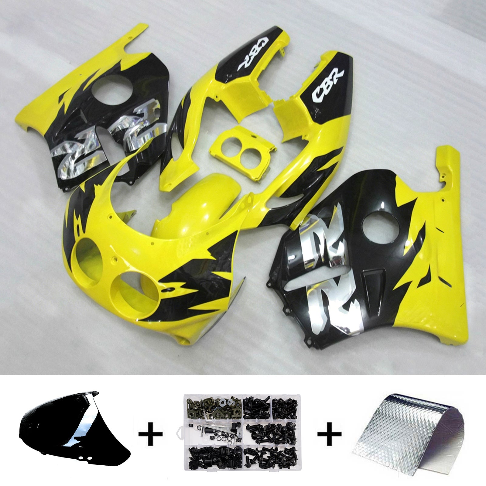 Injection Fairing Kit Bodywork Plastic ABS For Honda CBR250RR MC22 1990-1998