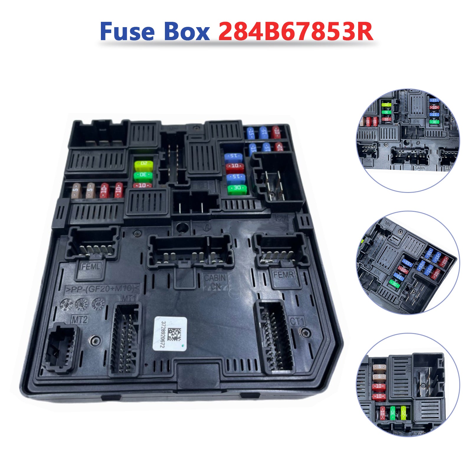 Renault Koleos II Kadjar Fuse Box Módulo BSM 284B67853R