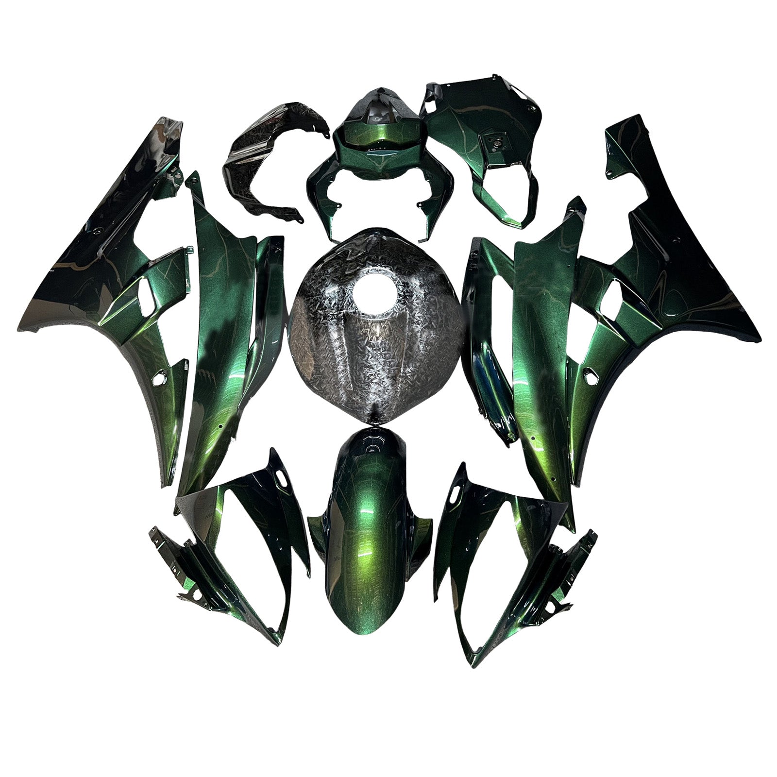 Injection Fairing Kit Bodywork Plastic ABS For Yamaha YZFR6 YZF-R6 2006-2007