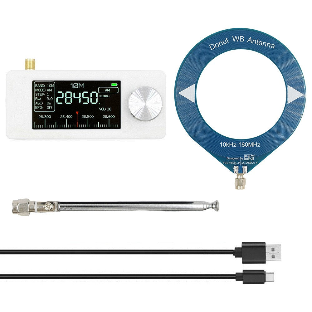SI4732 Draagbare radio 0,5-108 MHz LSB AM FM Mini Pocket All-Band Radio-ontvanger