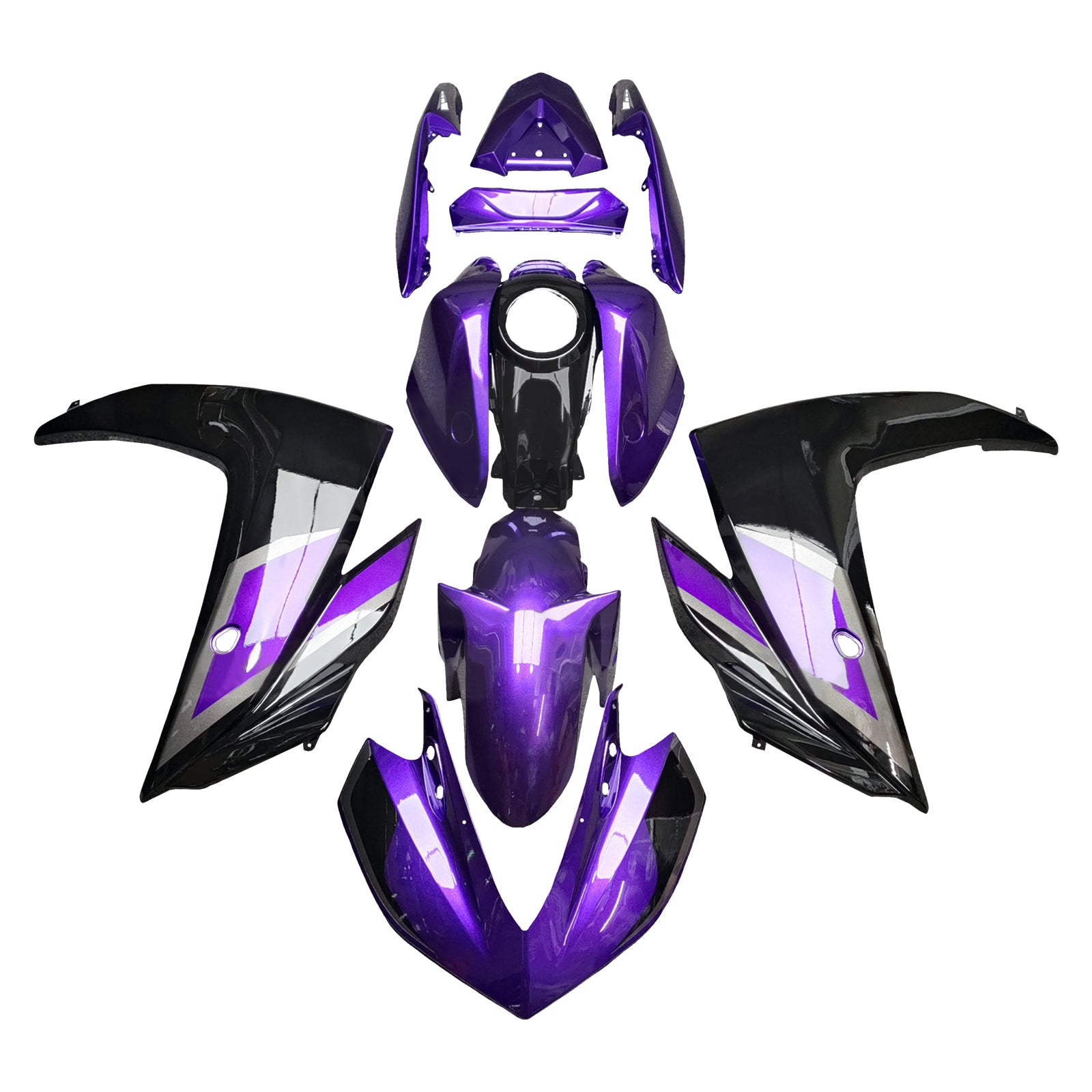 Injection Fairing Kit Bodywork ABS For Yamaha YZF-R3 2014-2018 R25 2015-2017
