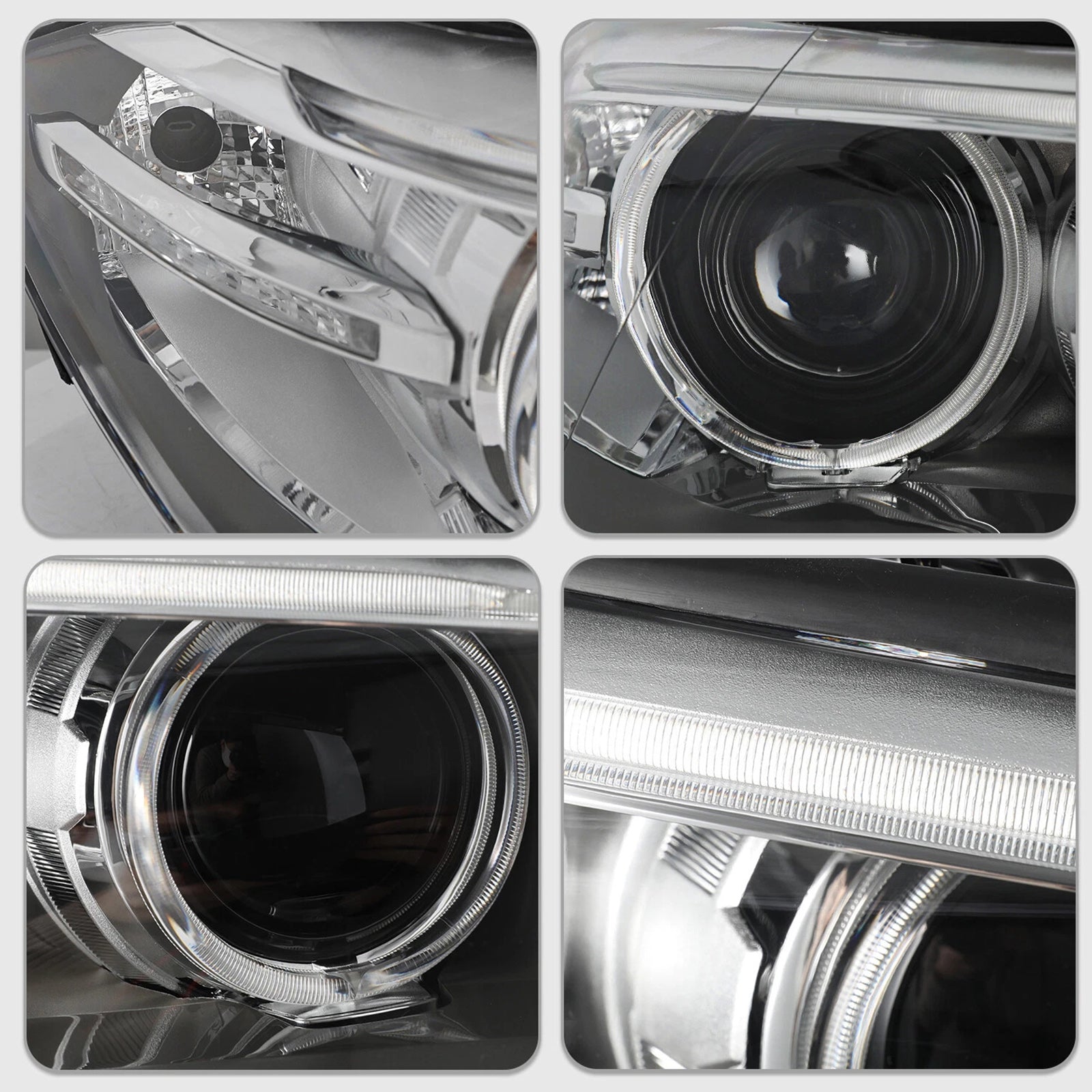 Front Right HID Xenon Headlight W/o AFS For BMW 5Series 528i 535i 2014-2017