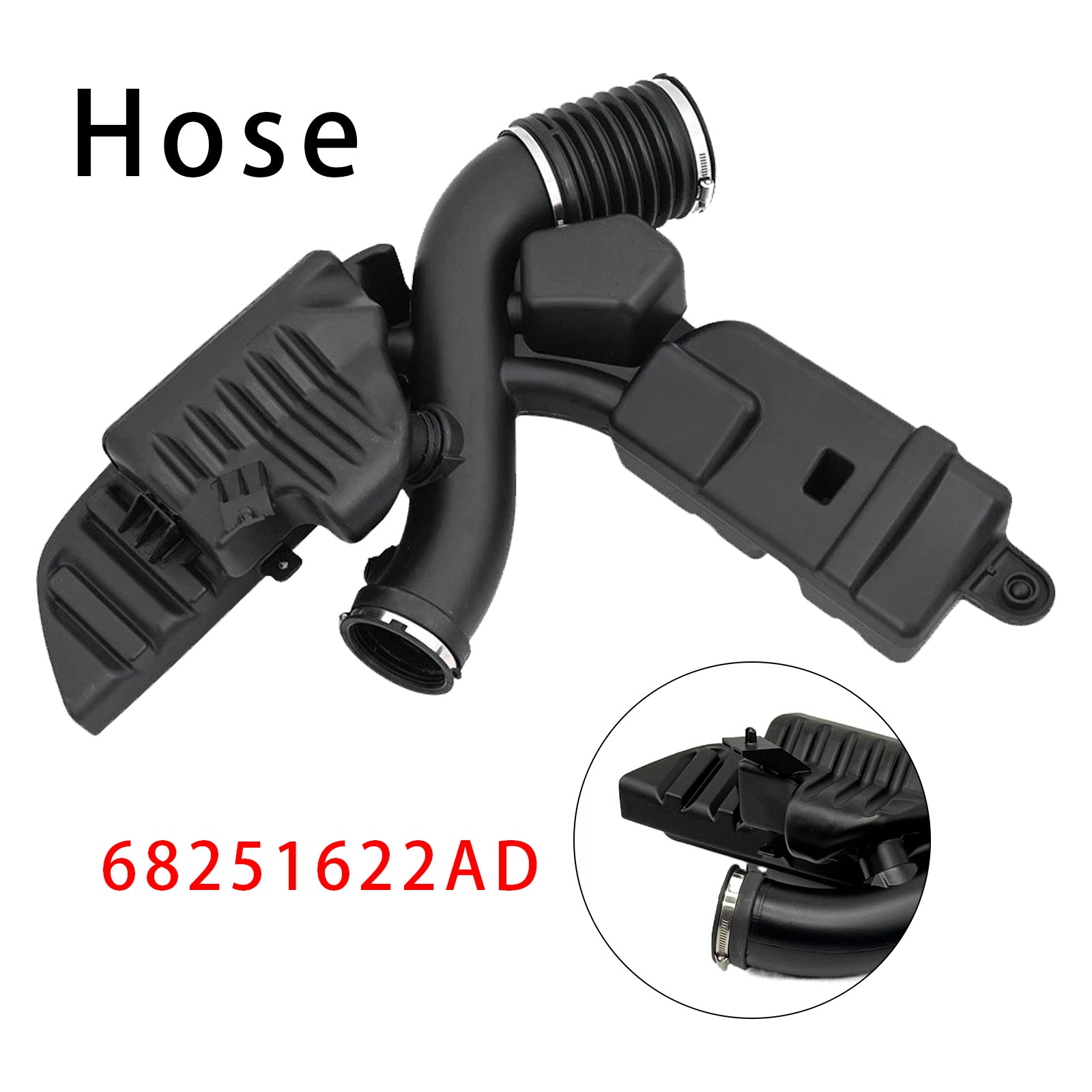 Air Intake Hose Duct 68251622AD For Dodge Durango 2016-2025 3.6L ONLY