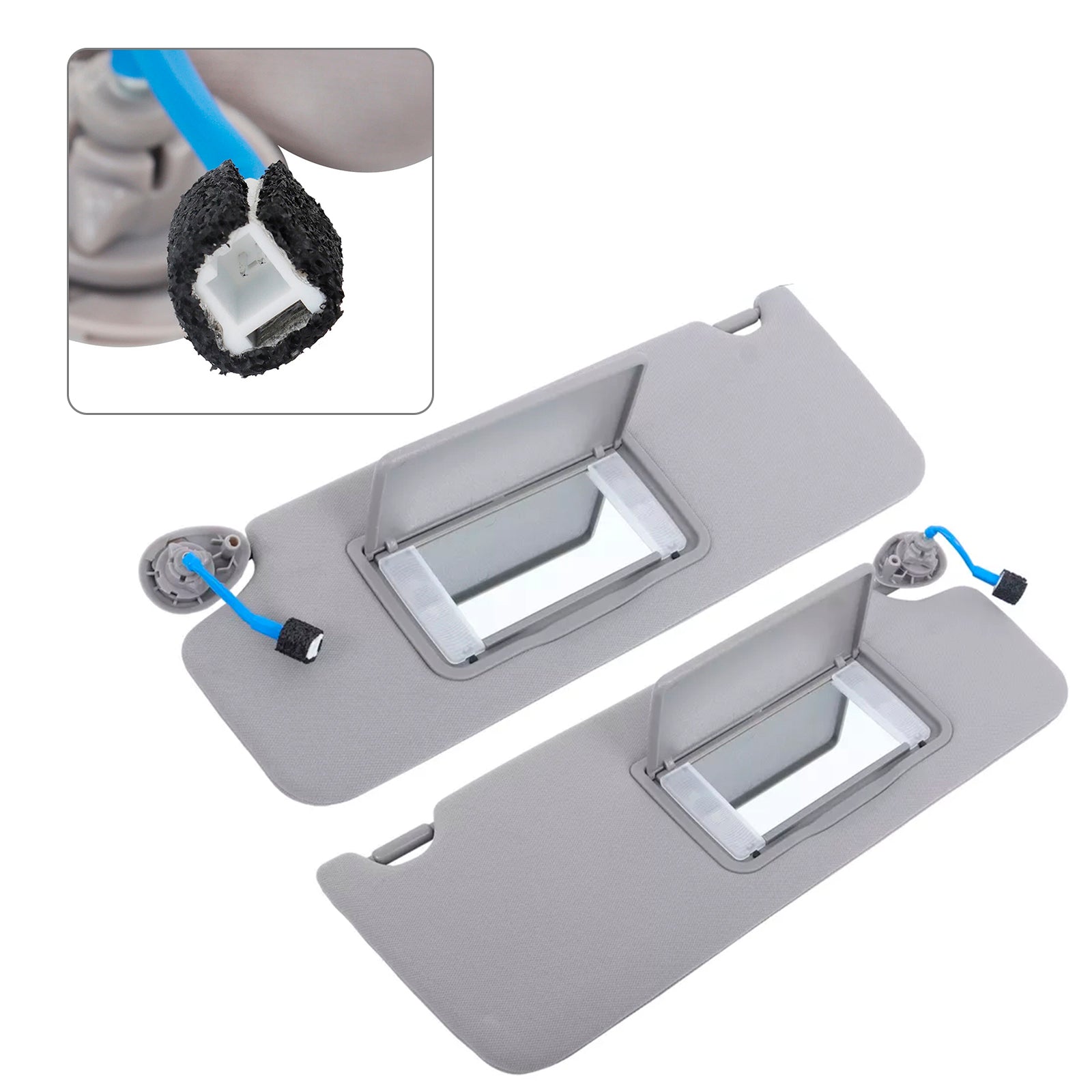 Parasol izquierdo gris para Honda Pilot 2016-2022 (2 piezas) & Derecha 83280-TG7-A12ZB 83280-TG7-A11ZB