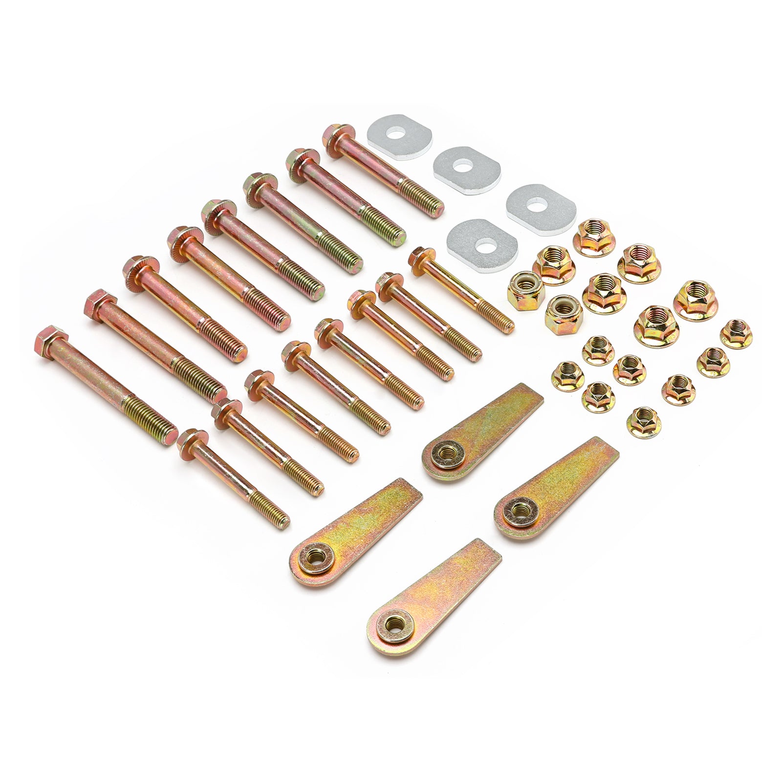 1997-2006 For Jeep Wrangler TJ Control Arm Front and Rear w/Cam Bolt Delete and Flag Nuts