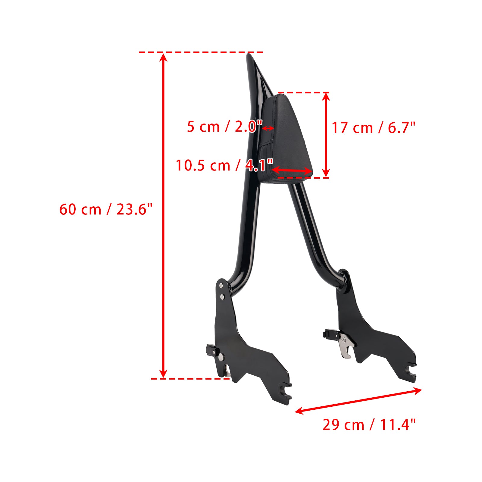 2018+ Softail Fat Bob 114 FXFB FXFBS Passagier Sissy Bar Rugleuning