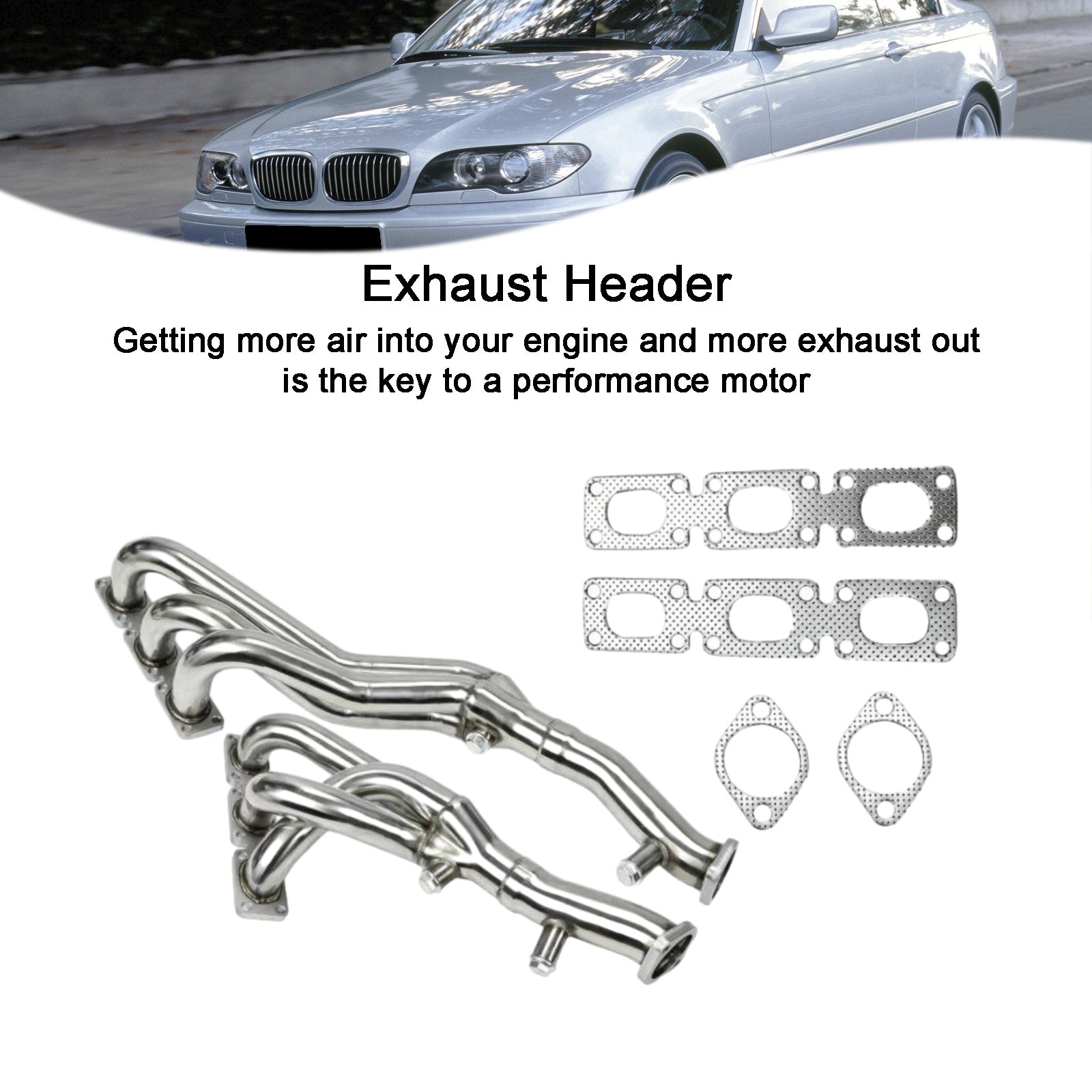 Uitlaatspruitstuk fit BMW E46 E39 Z4 2.5L 2.8L 3.0L L6 2001-2006