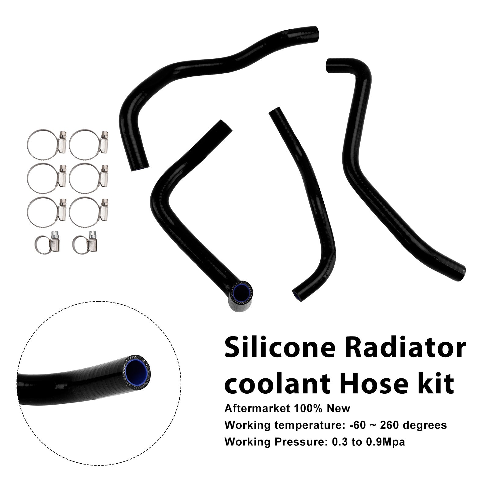 2013-2024 Honda CB500F/X/R Silicone Radiator coolant Hose