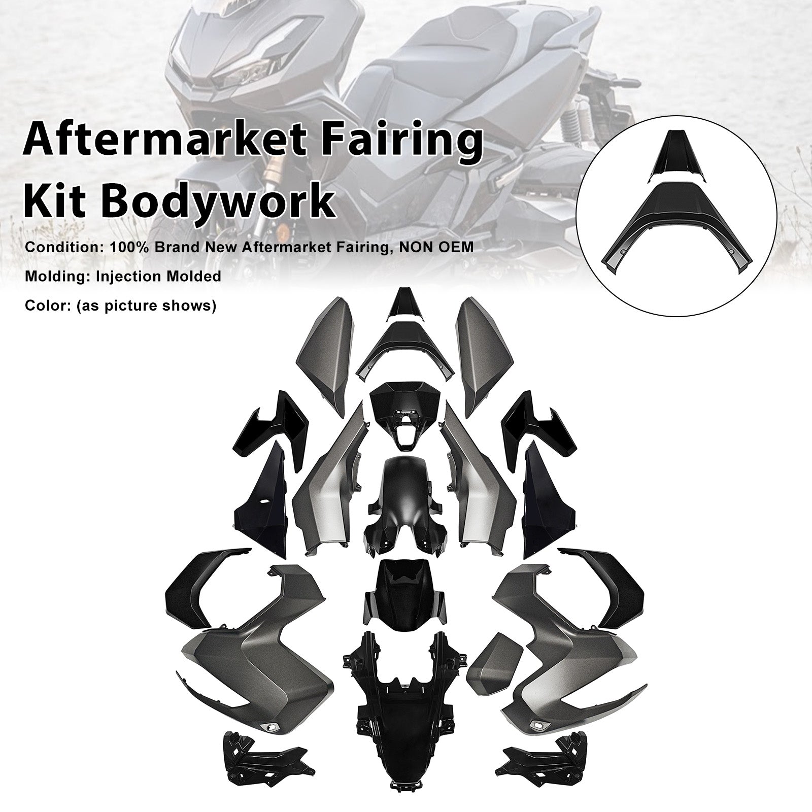Injection ABS Plastic Bodywork Fairing Kit for Honda ADV350 2022-2025