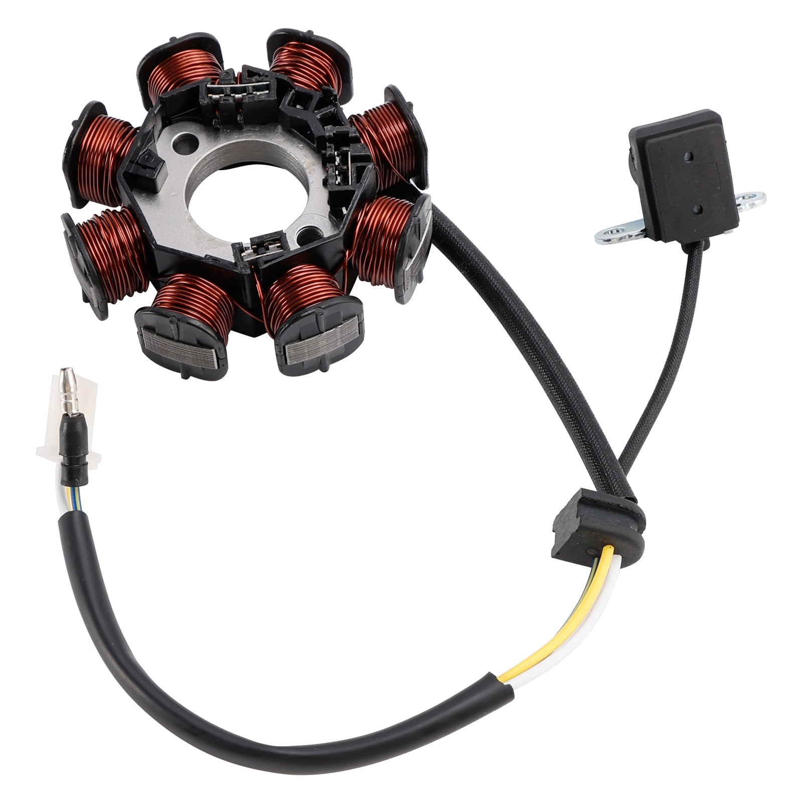 8 SPOEL - 3 DRAAD - STATOR ASSY VOOR KAWASAKI ZX 130 Xcite 2008-2010 21003-0014