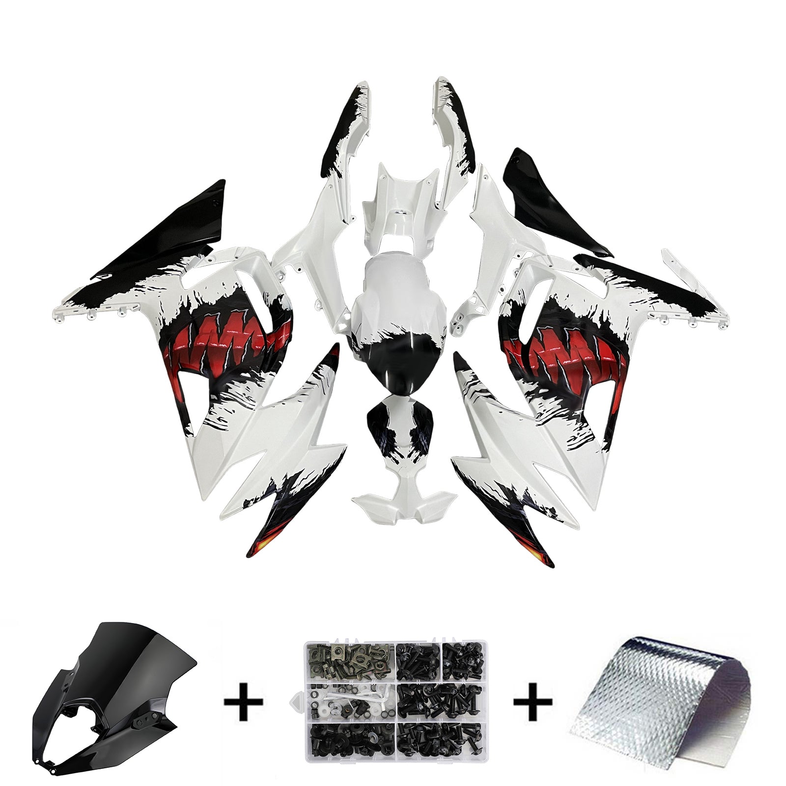 Kit de carenagem de injeção ABS ABS para Kawasaki ER-6F Ninja650 2020-2025