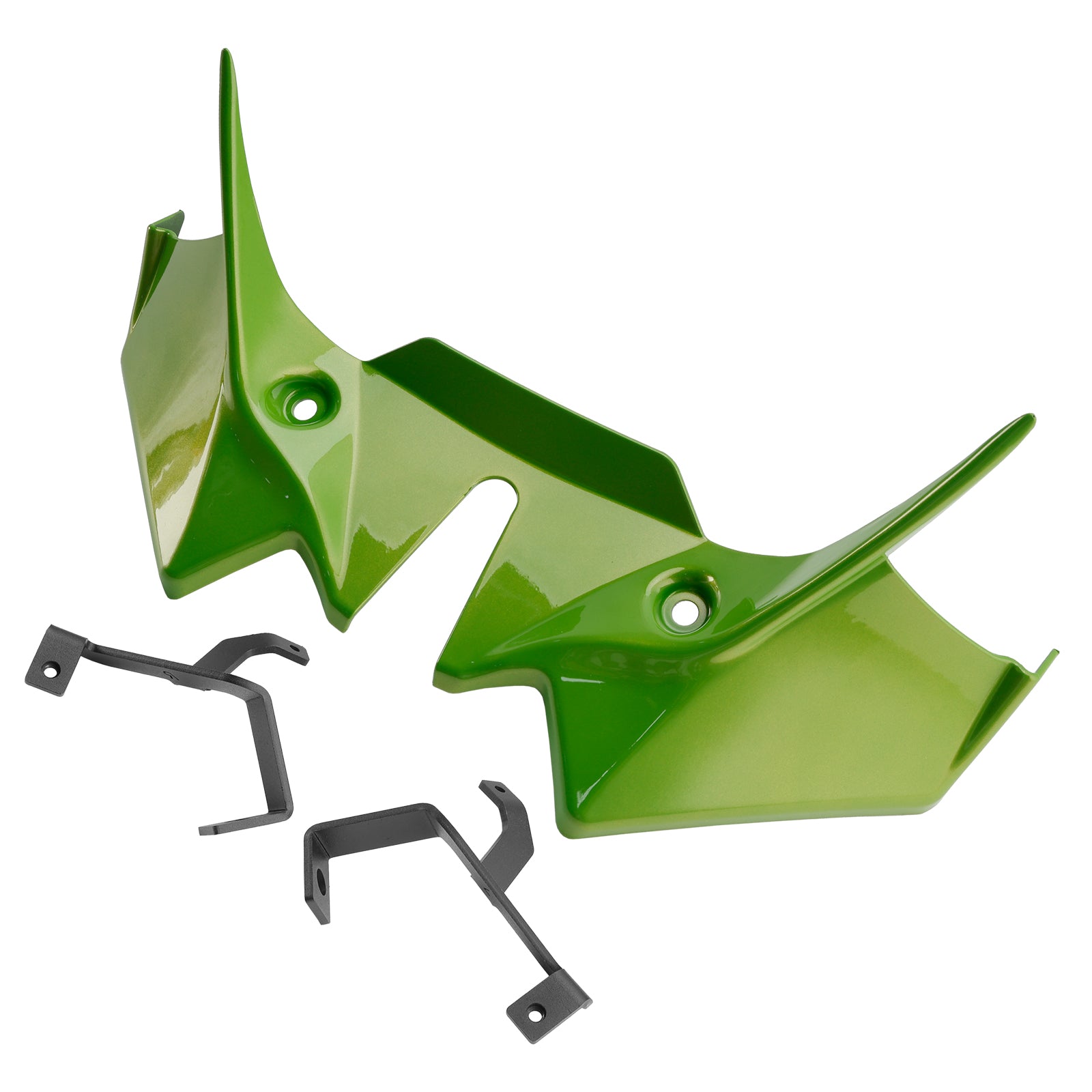 2021-2024 KAWASAKI Z650 FRONT Downforce Spoiler Extension Fairing Light Green