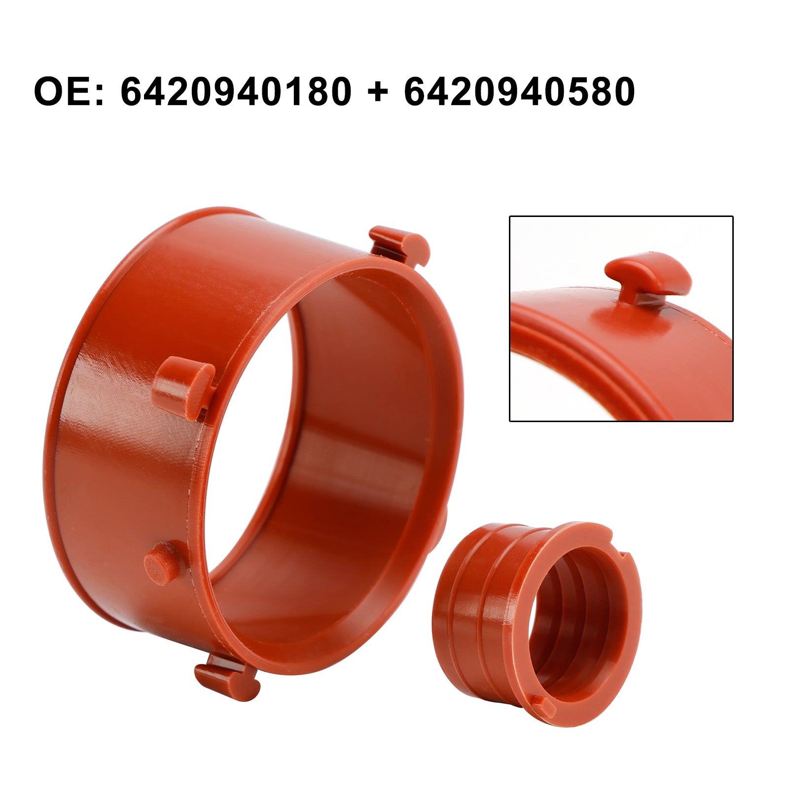 Mercedes-Benz OM642 Kit de vedação de admissão de turbo de respiração 6420940180 + 6420940580