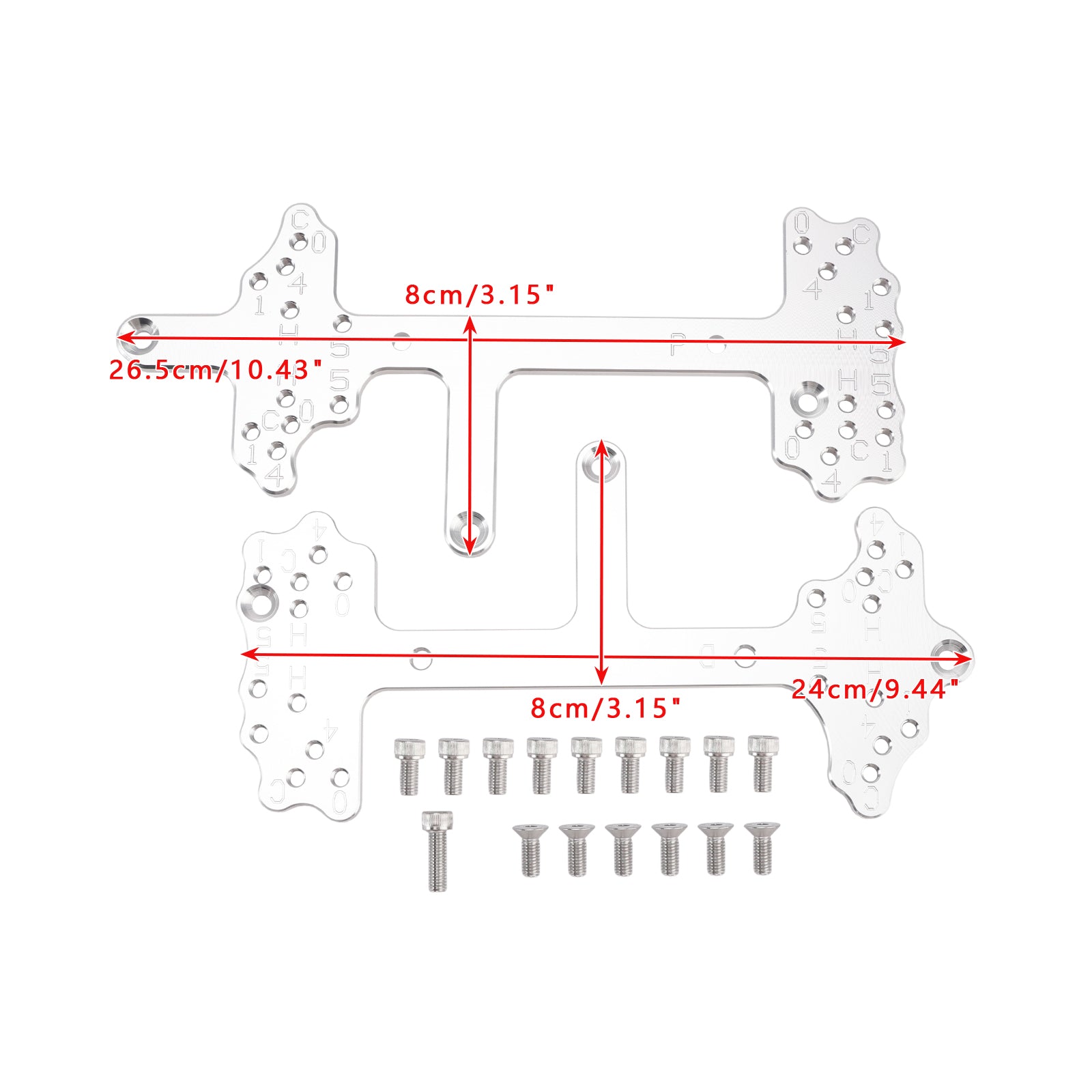 Placa de soporte de montaje de bobina de encendido de aluminio 551115-01 compatible con Chevy S10 LS