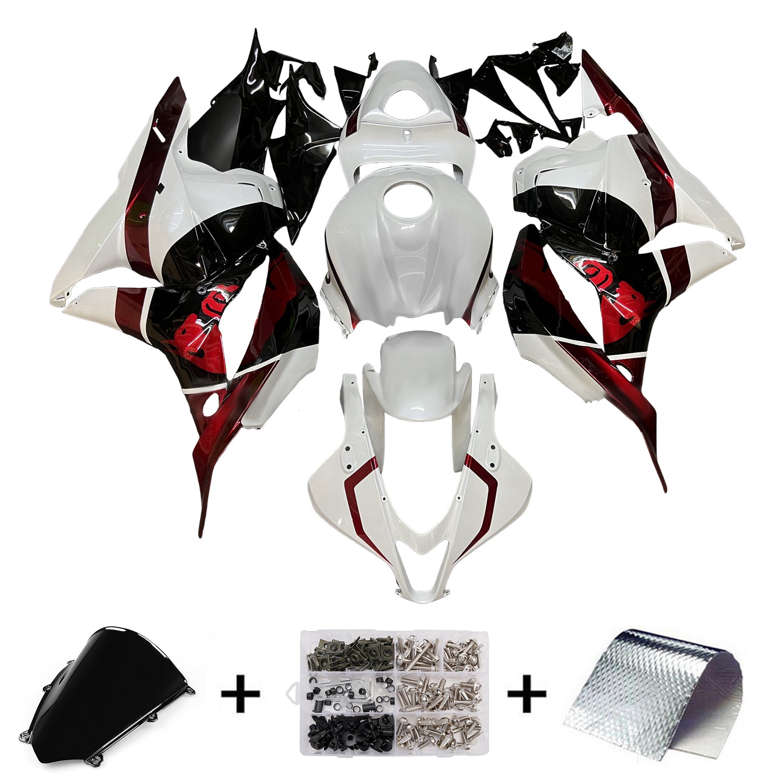 Injektionsmässa Kit Bodywork Plastic ABS för Honda CBR600RR 2009-2012 F5