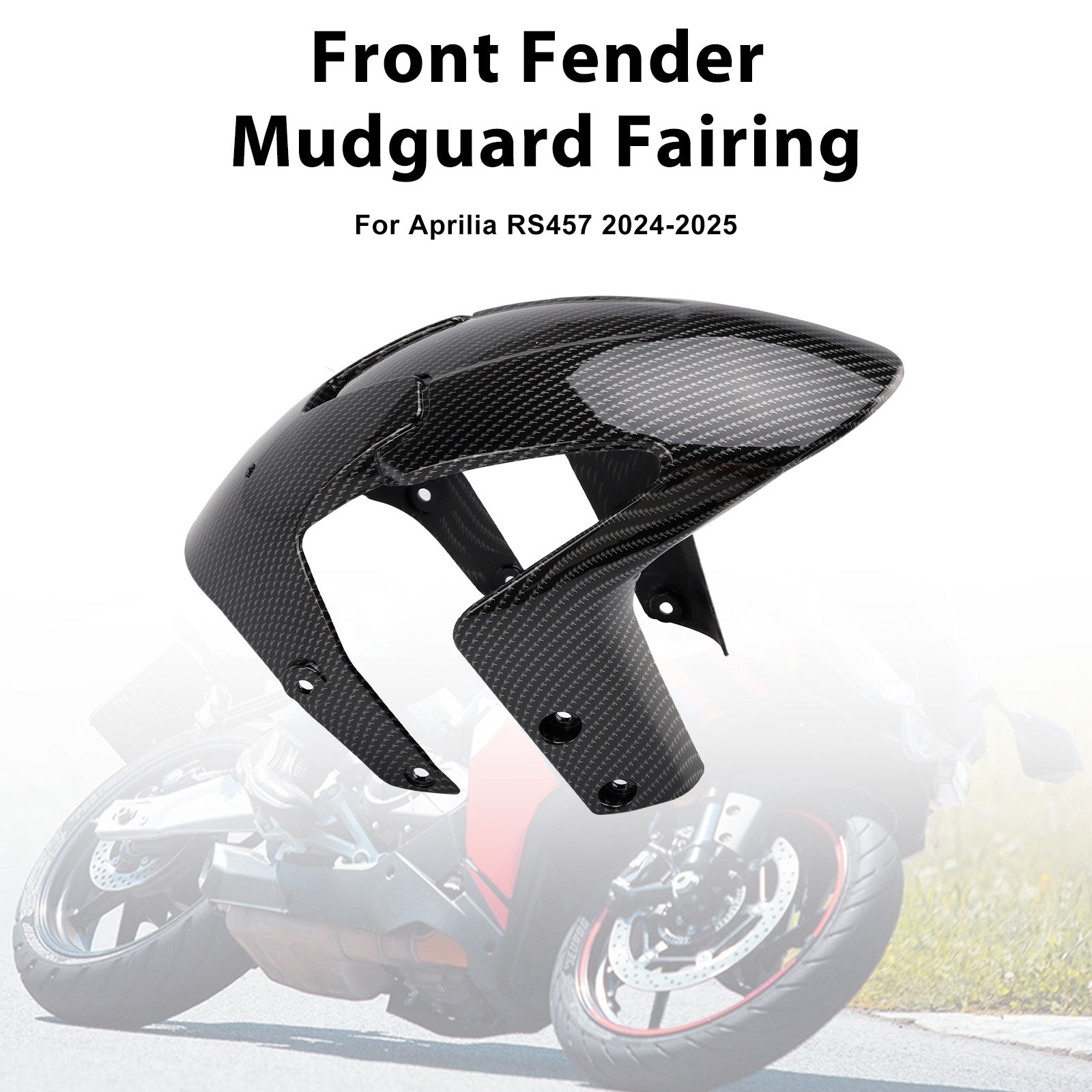 2024-2025 Aprilia RS457 RS 457 guardabarros delantero carenado