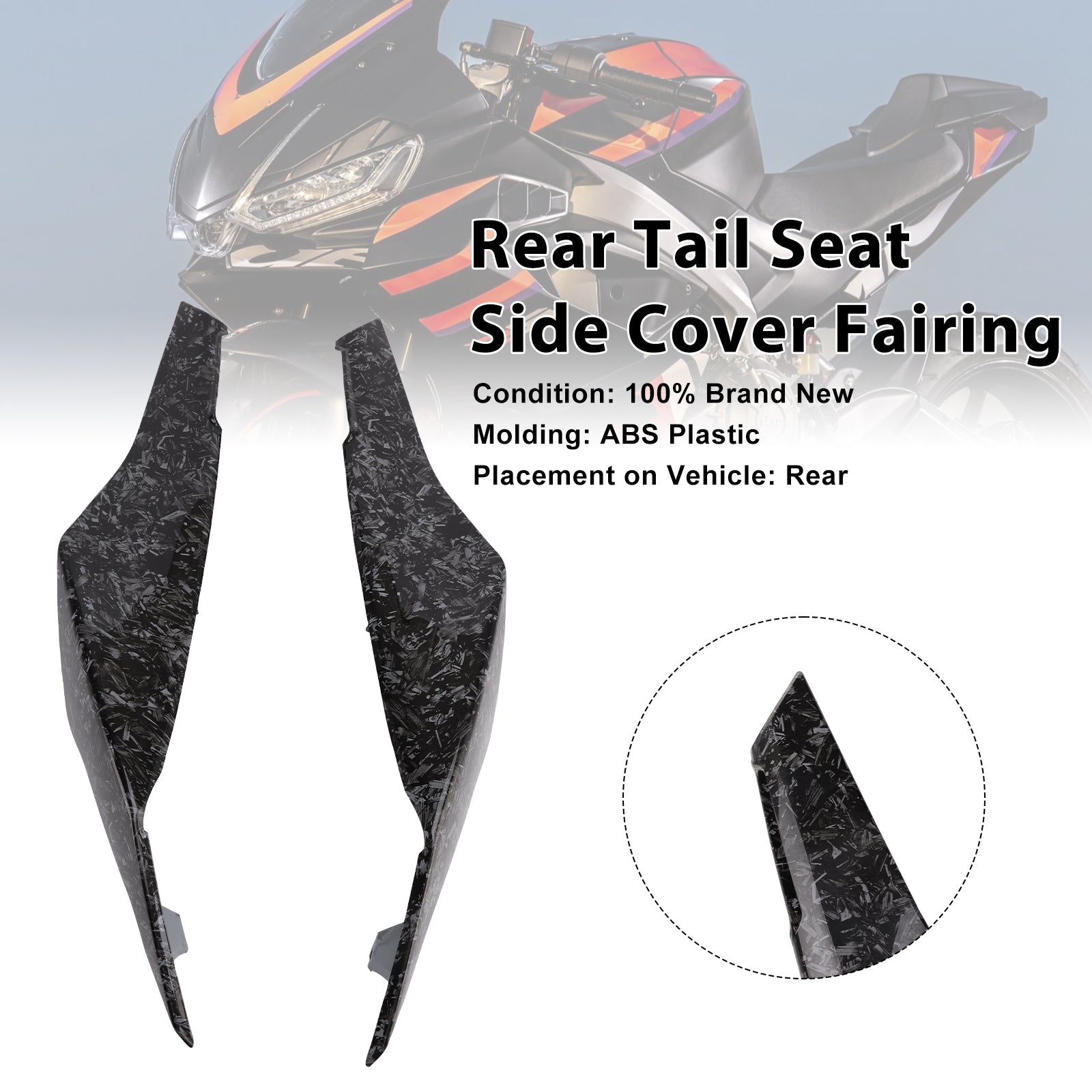 Bakre setesidedeksel Fairing for Aprilia RS457 RS 457 2024-2025
