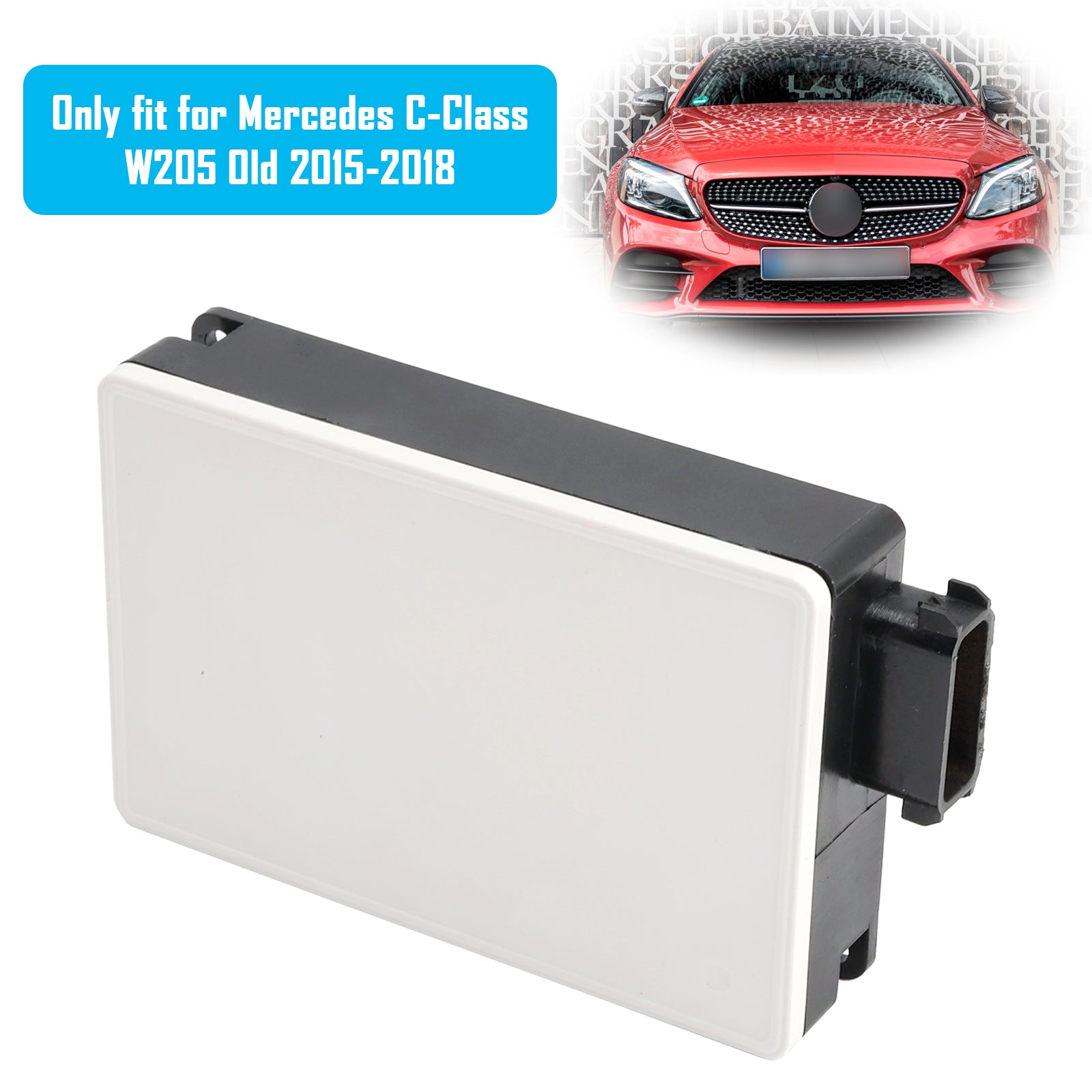 Mercedes Clase C 2015-2018 W205 Unidad de control del sensor de radar delantero antiguo A0009052804 A0009020721