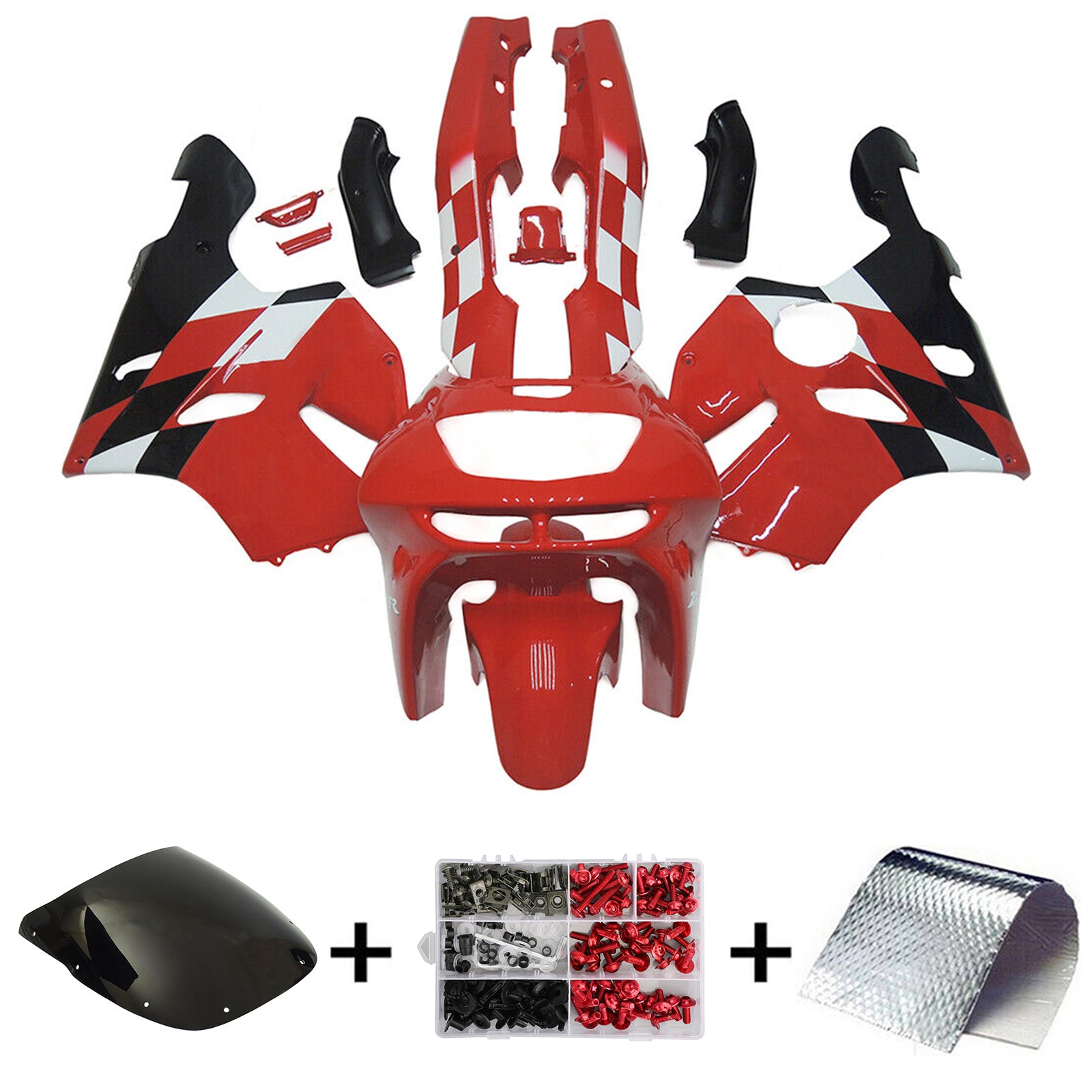 1994-1997 KAWASAKI ZX-6R Injektionsmässa kit Bodywork Plastic ABS