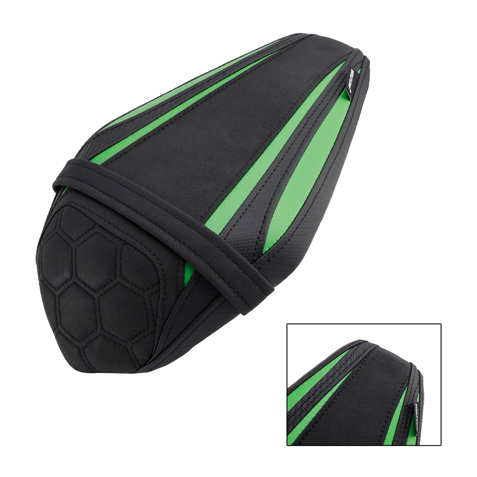 2021-2023 KAWASAKI ZX-10R/RR Bakre passagerarsäte Piller Sadel Flat Green