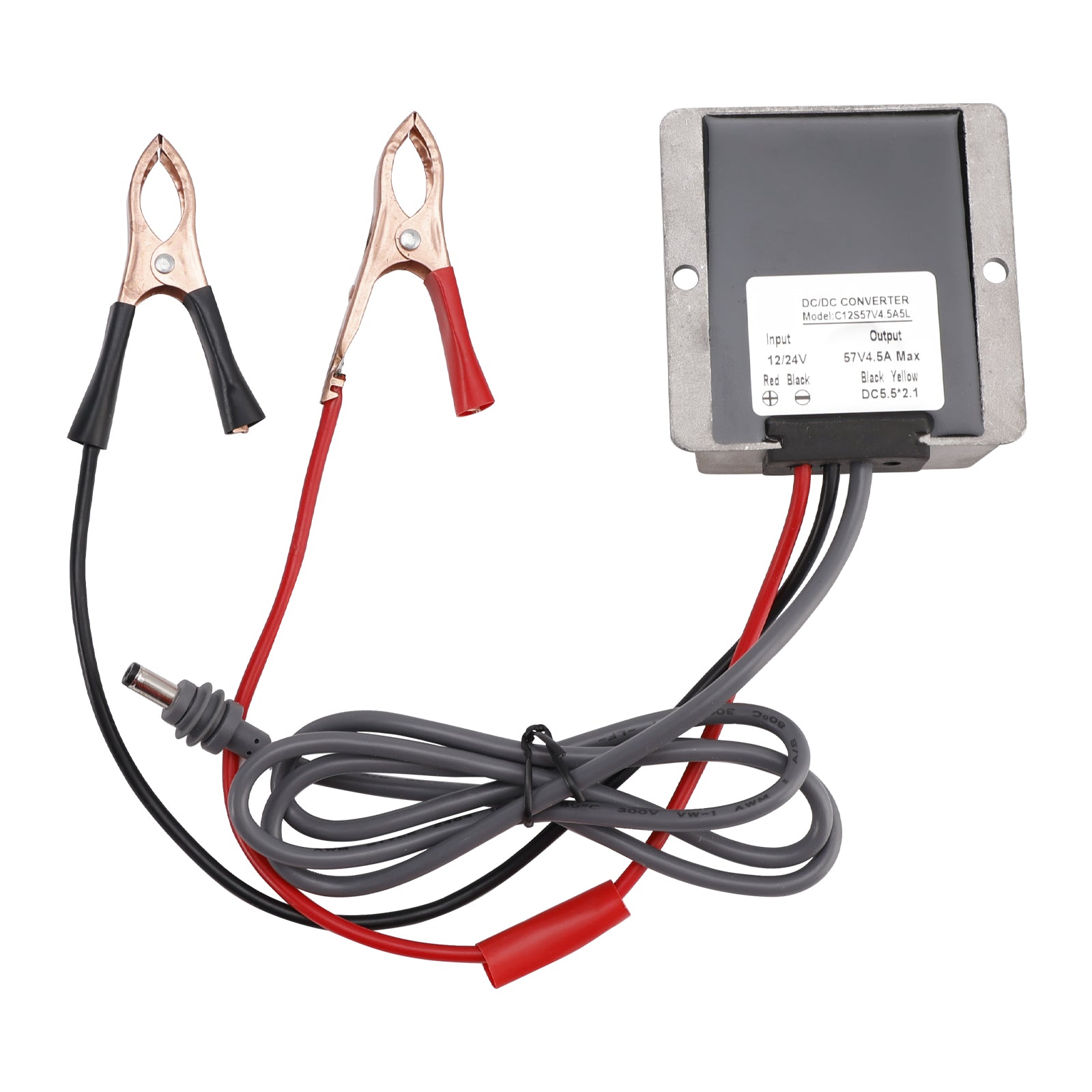 Mini Step Up Power Converter DC Power Cable 12V/24V to 57V 4.5A 256W