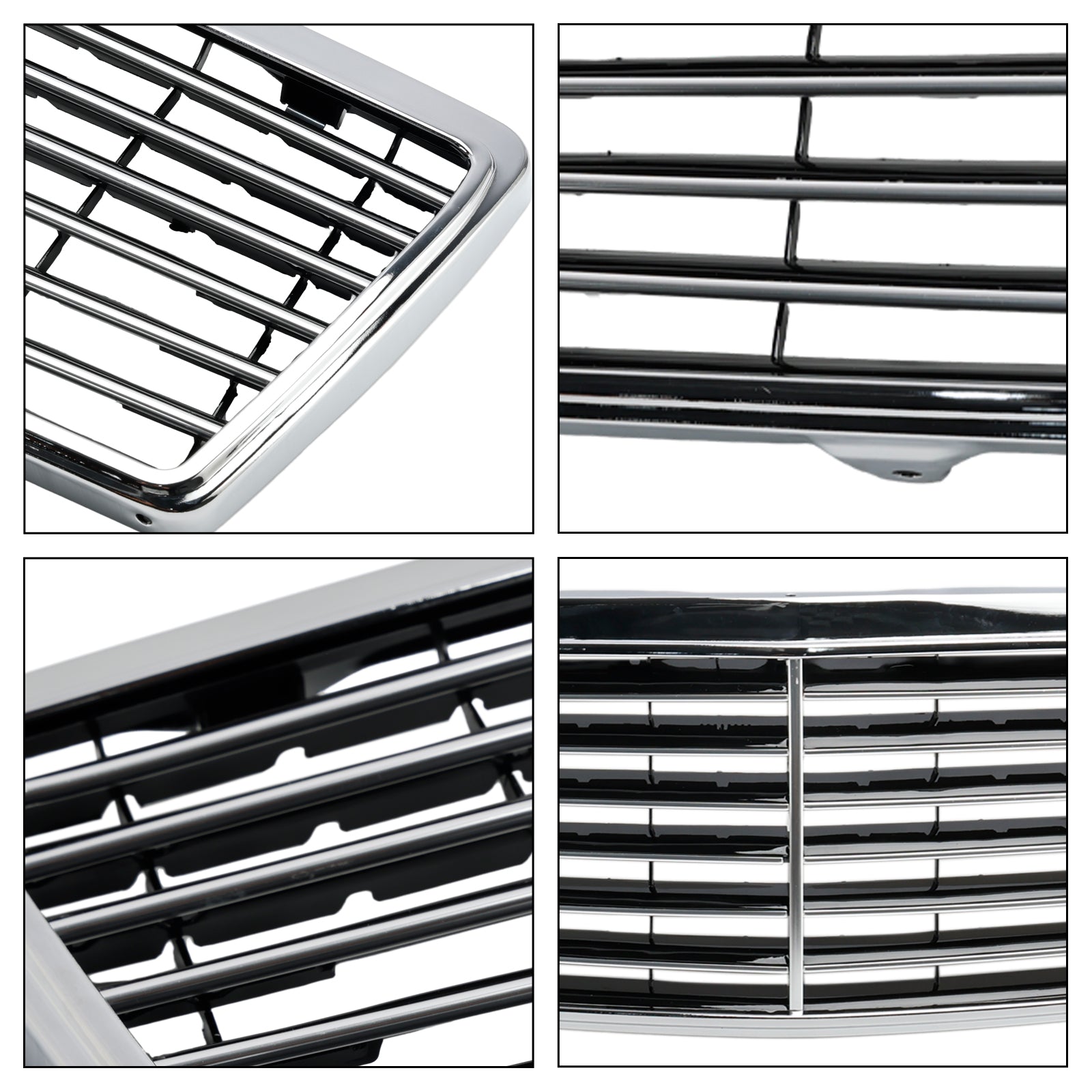 Mercedes Benz Classe S 1992-1998 W140 Grille de pare-chocs avant chromée