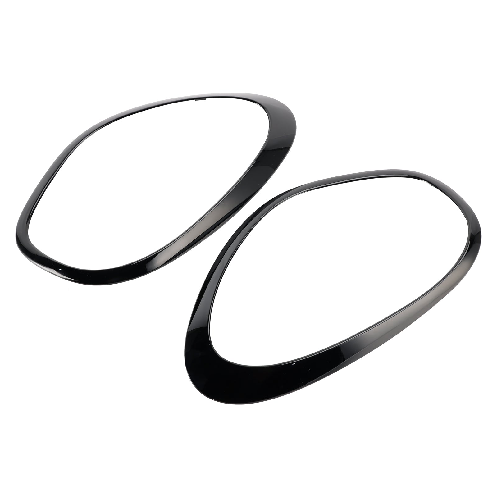 2 stuks glanzend zwarte koplampen sierring voor Mini Cooper Countryman R60