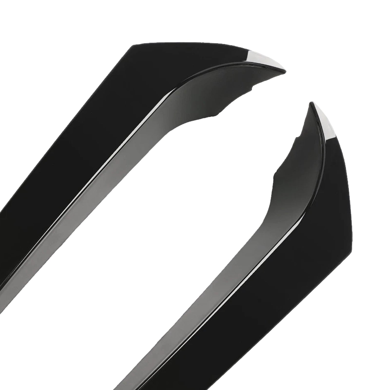 2011-2017 BMW X3 F25 Glanzend zwart paar zijvleugelspoiler met achterruit