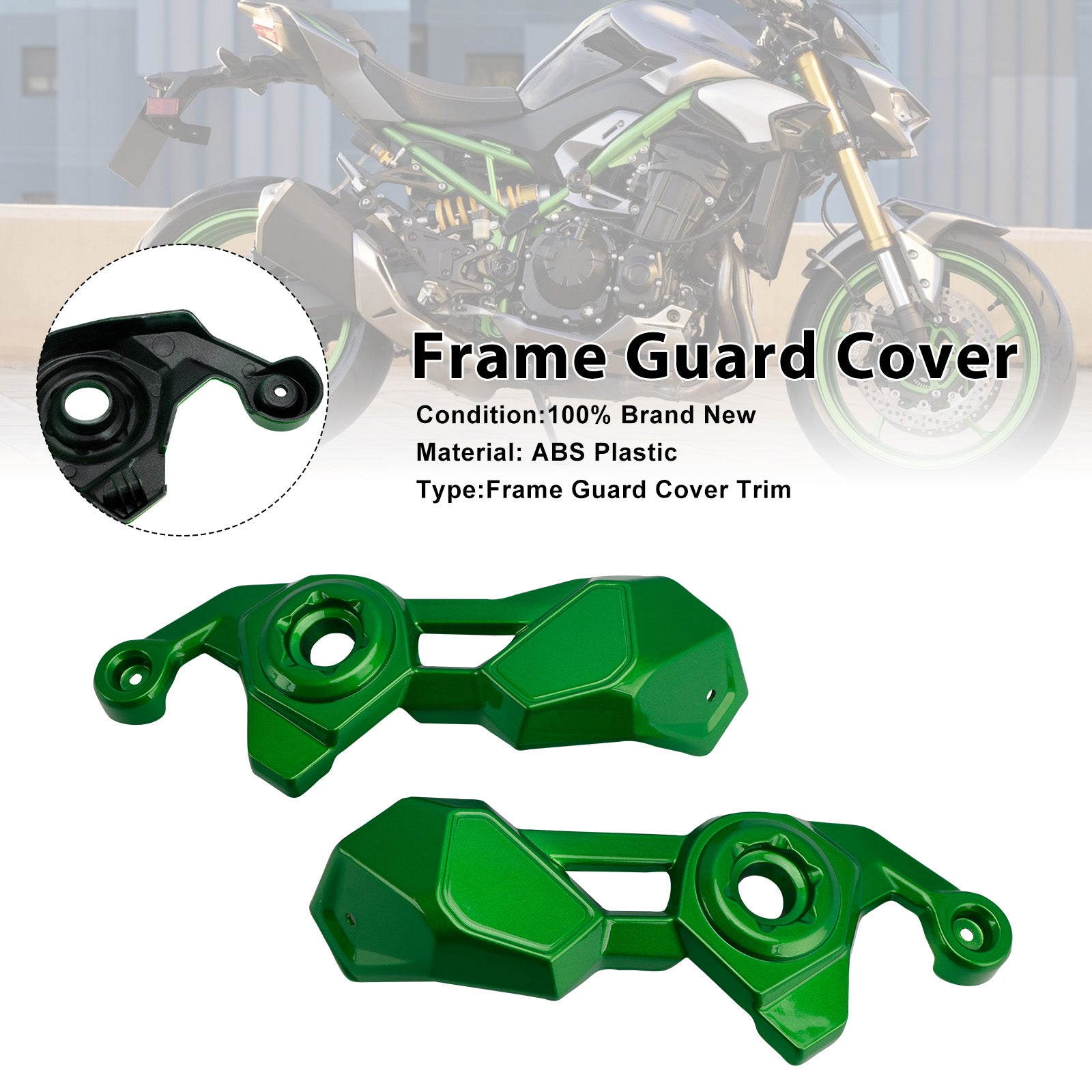 Frame Side Cover Panel Guard Fairing For Kawasaki Z900 2025-2026
