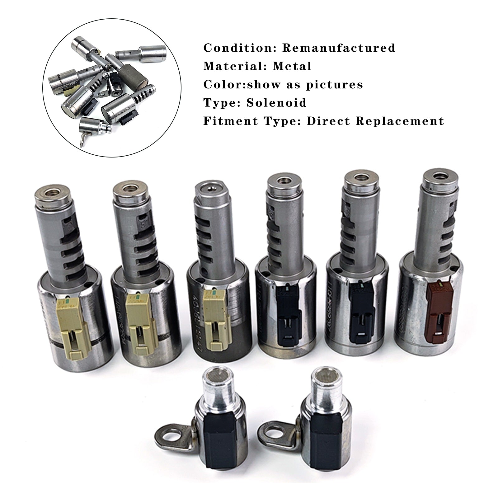 Citroen Volvo Fiat Peugeot Renault 8PCS TF80-SC TF81-SC AF40-6 AWF21 AF40 Transmissie-magneetset