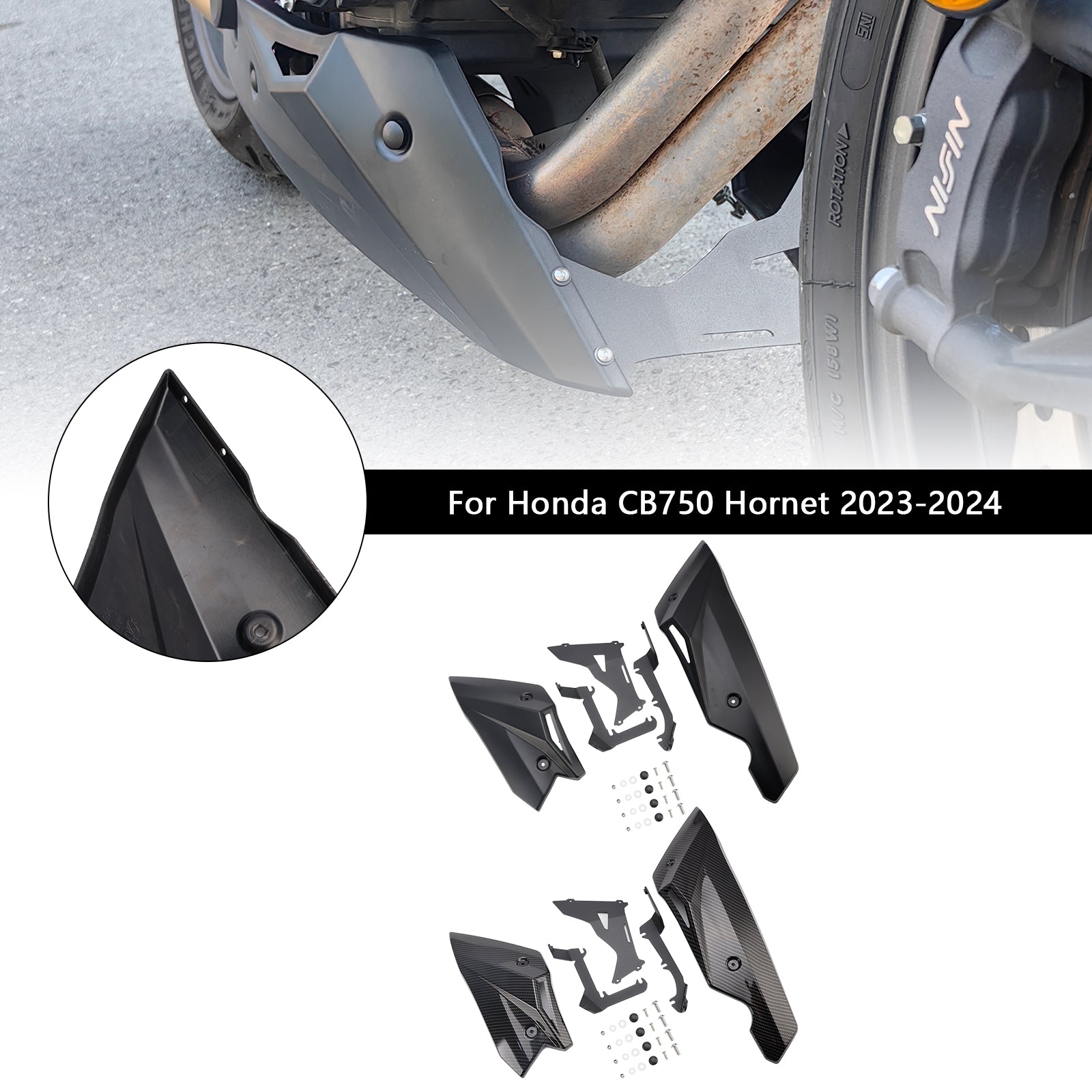 2023-2024 Honda CB750 Hornet onderste pan motor decoratieve plaat beschermkap