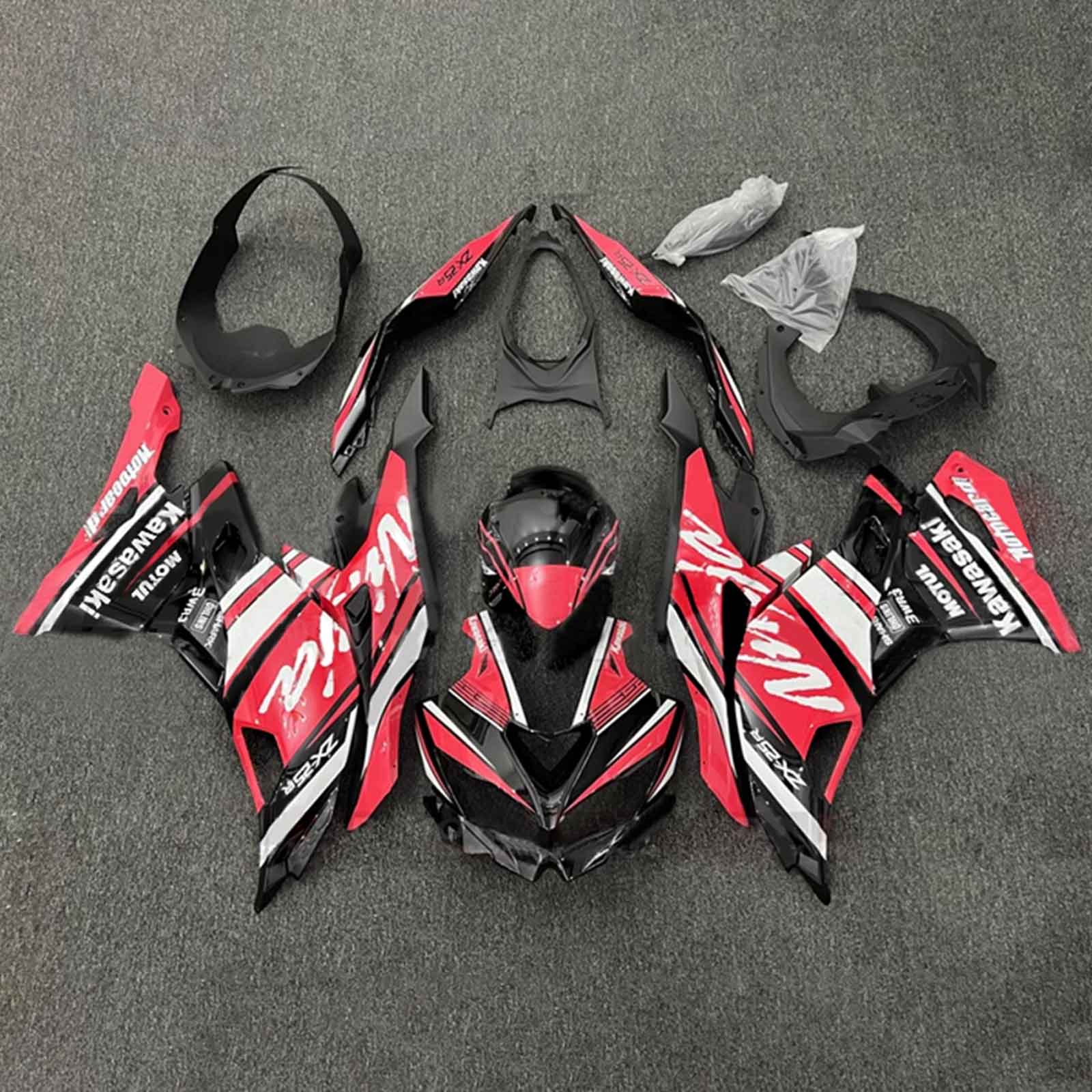 2019-2025 Kawasaki Ninja ZX-25R Amotopart Injection Fairing Kit Bodywork ABS #104
