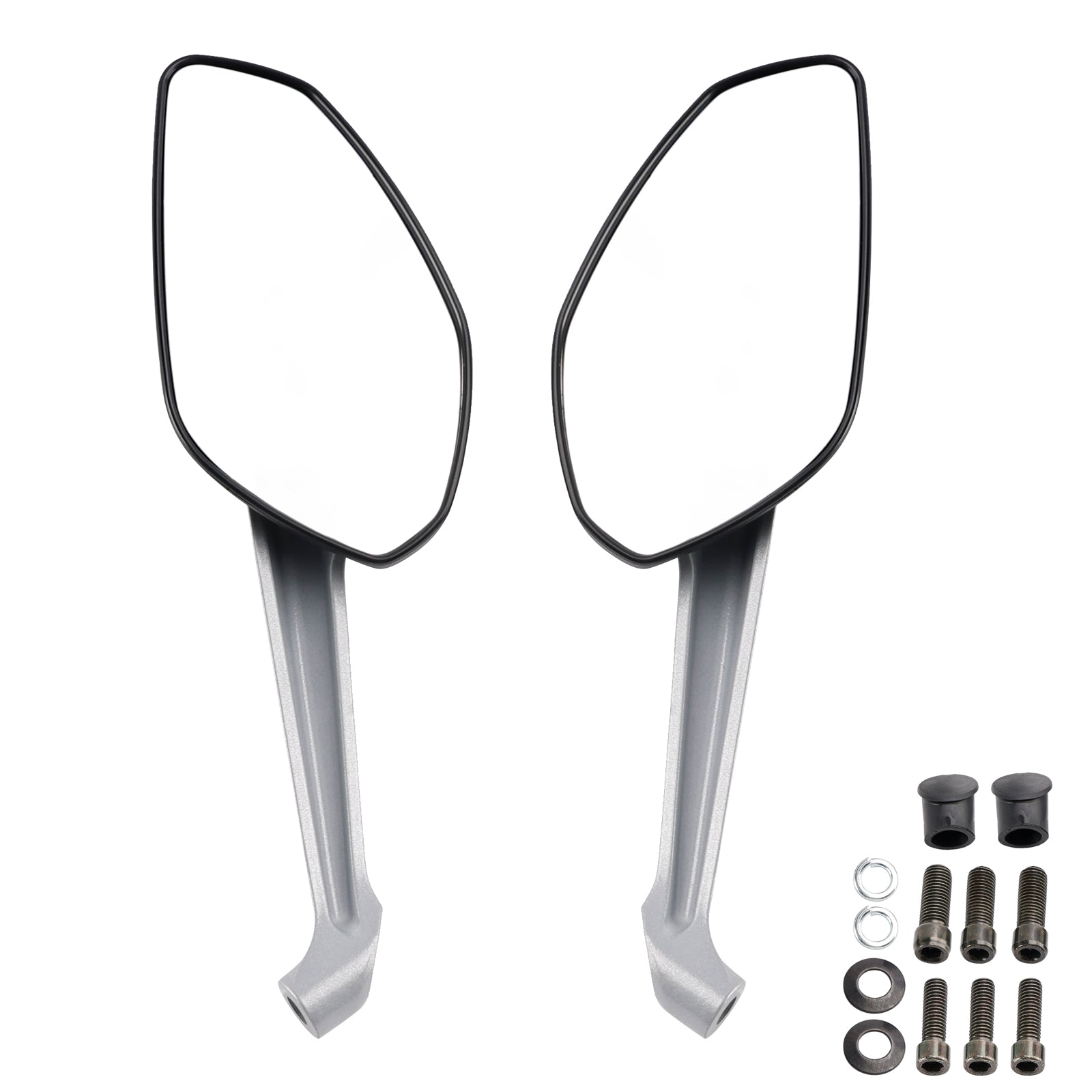 Svart par bakspeglar för Ducati Monster 797 821 Stripes 1200 S 2014-2017