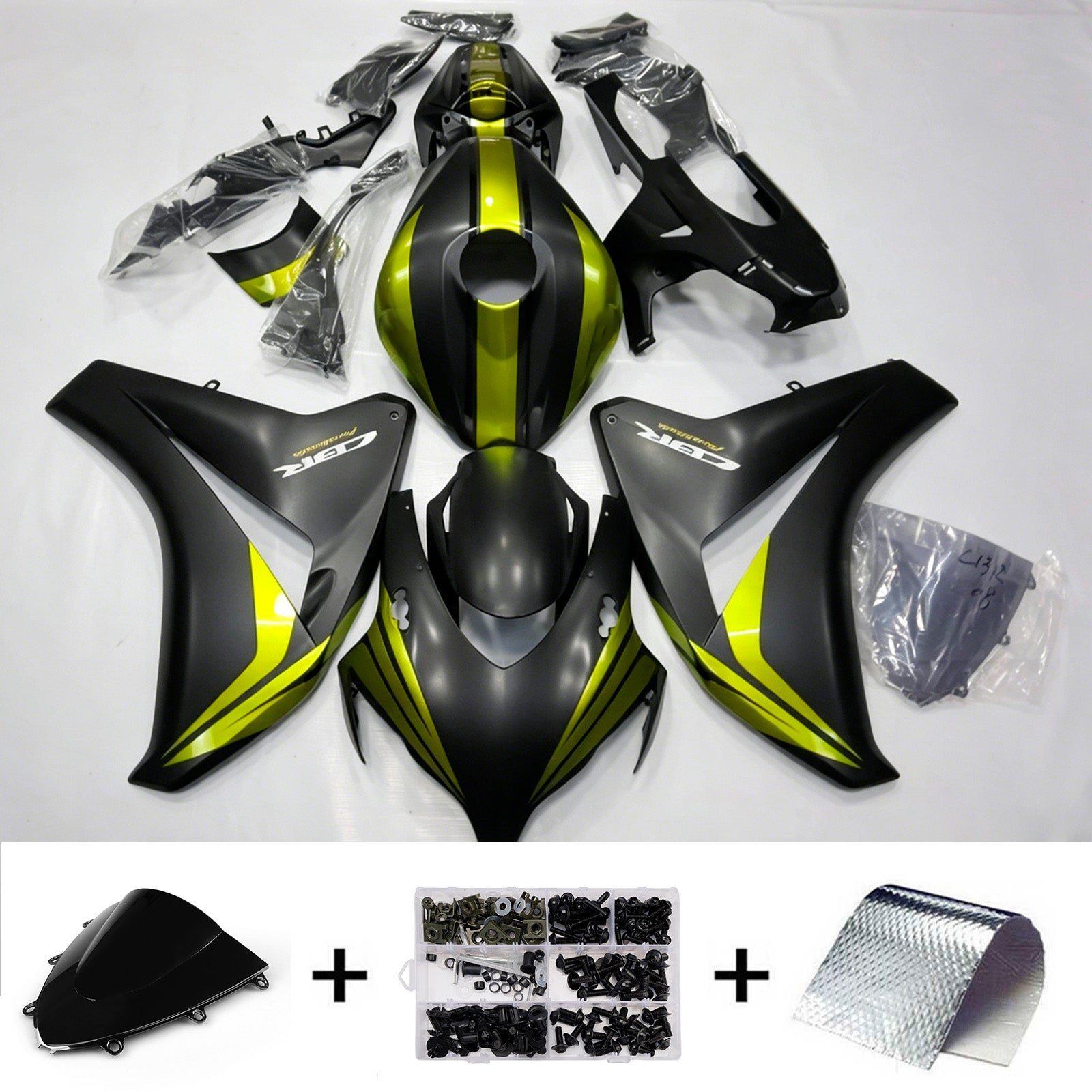 Injection Fairing Kit Bodywork Plastic ABS For Honda CBR1000RR 2008-2011