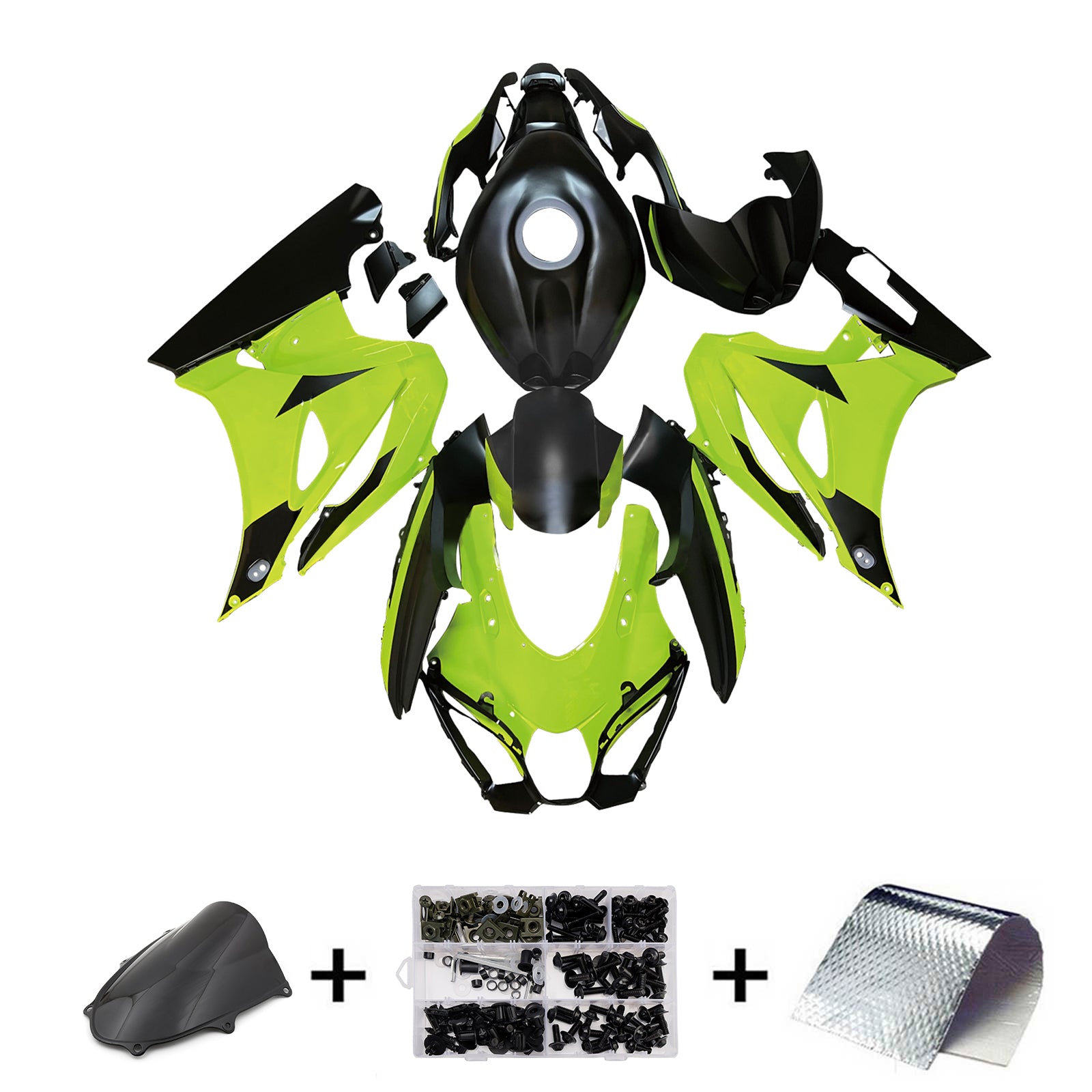 2017-2025 Suzuki GSXR1000 K17 Kit de carenagem de injeção de injeção Plástico ABS #101