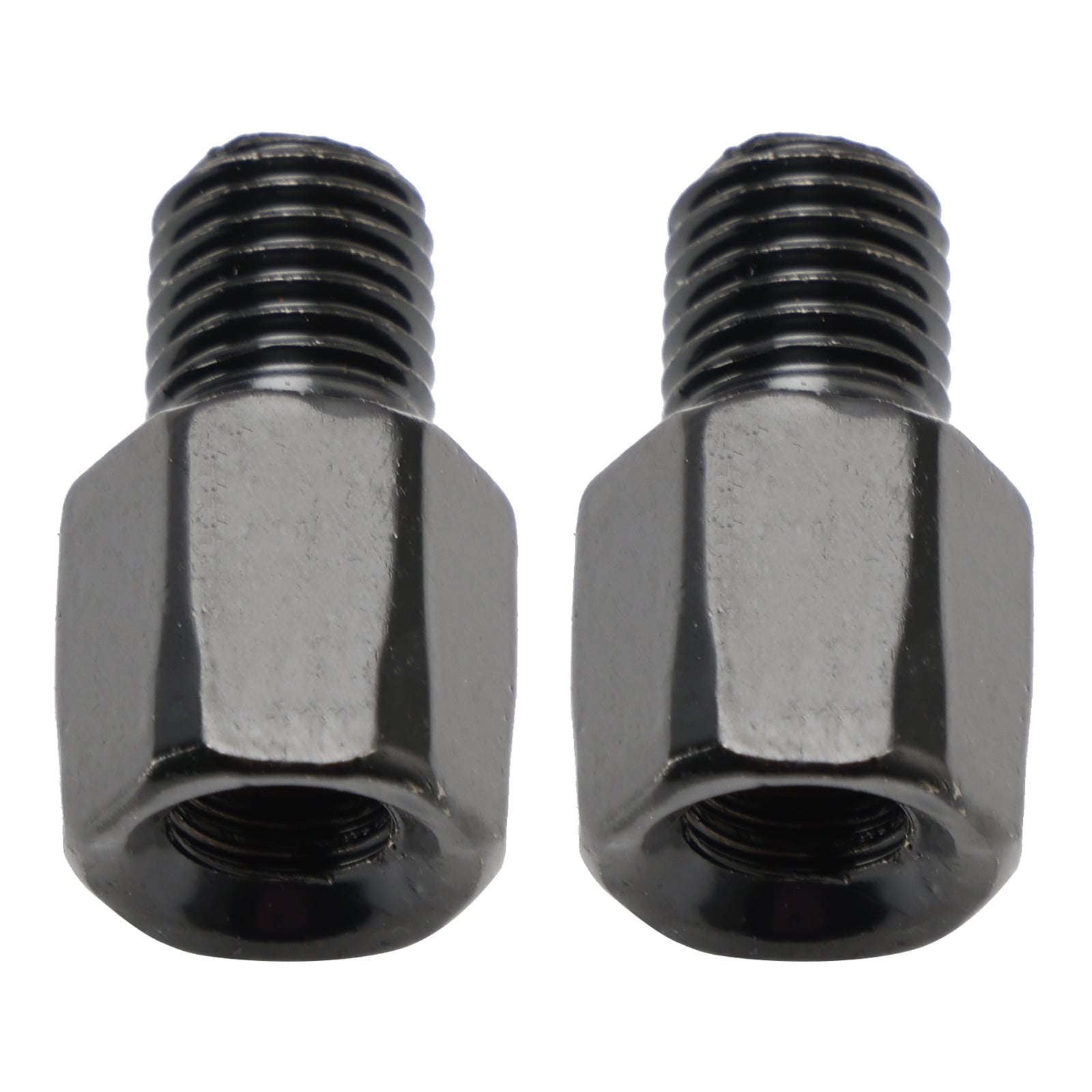 2 universele motorfiets-scooterspiegeladapters 8 mm standaard tot 10 mm standaard