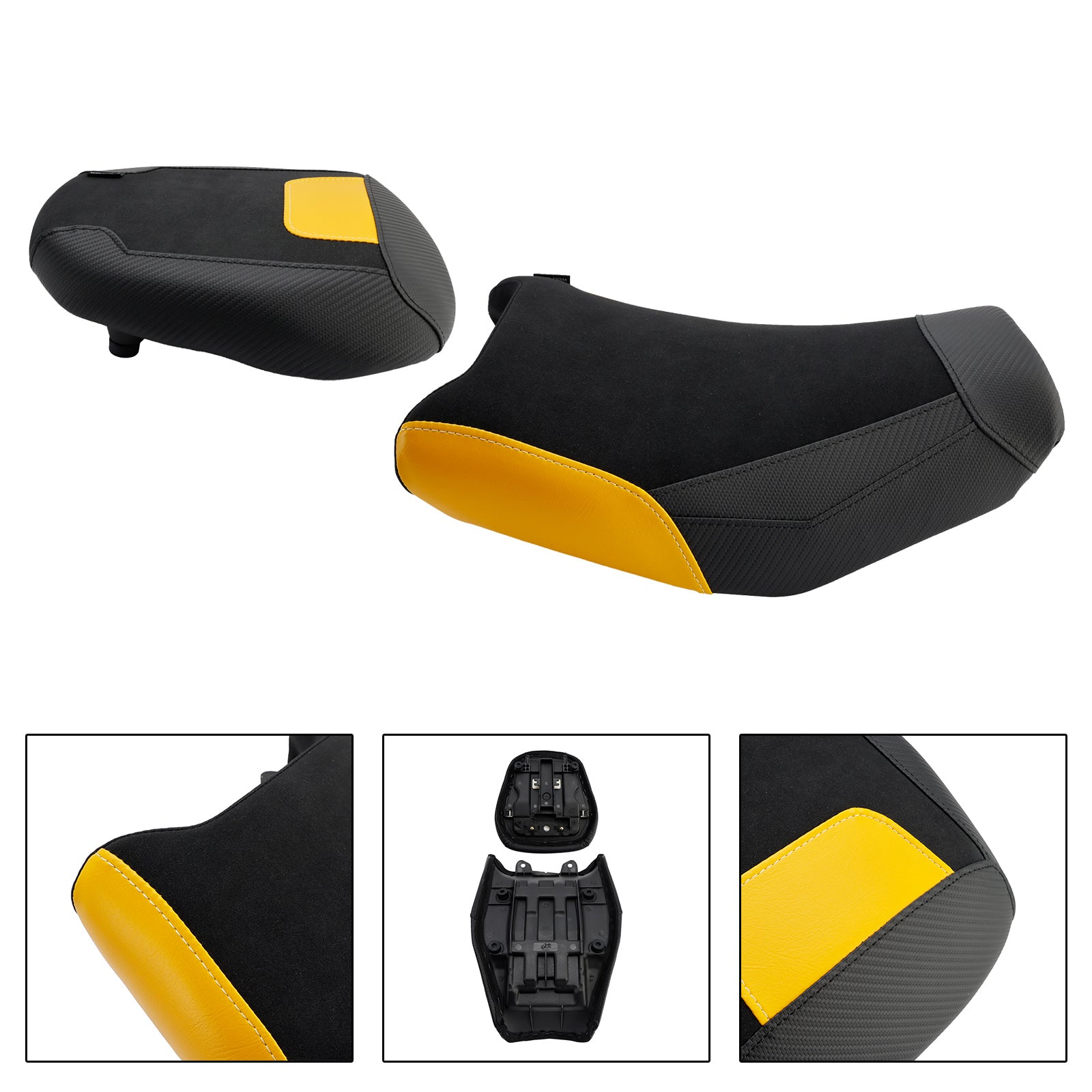 Lower Front W/ Rear Seat Driver Pillion Yellow For Suzuki V-Strom250Sx 2024-2025