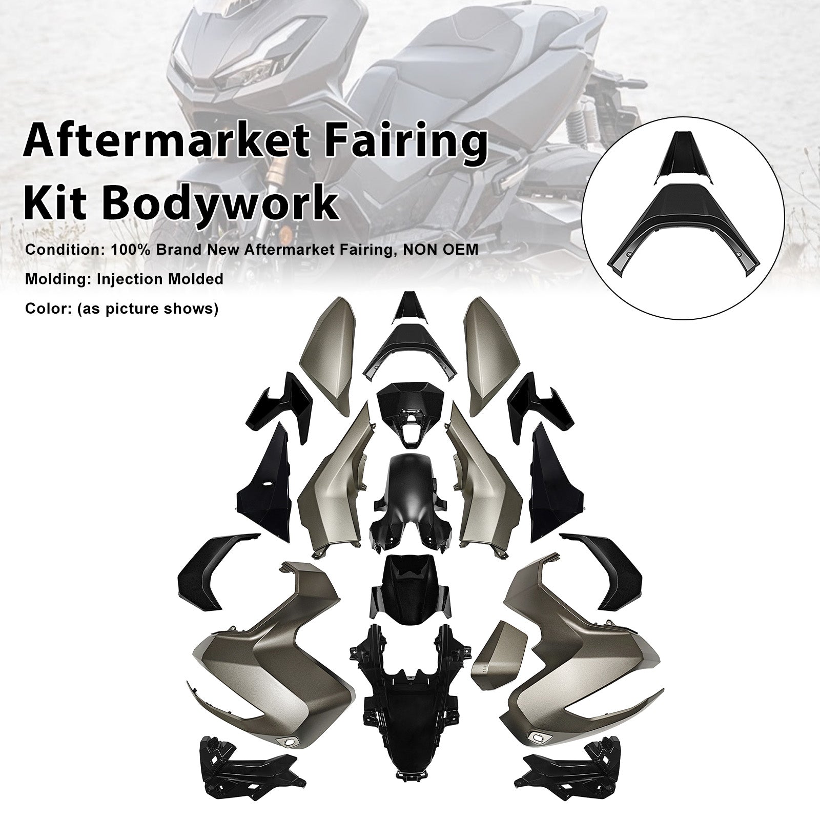 Injection ABS Plastic Bodywork Fairing Kit for Honda ADV350 2022-2025