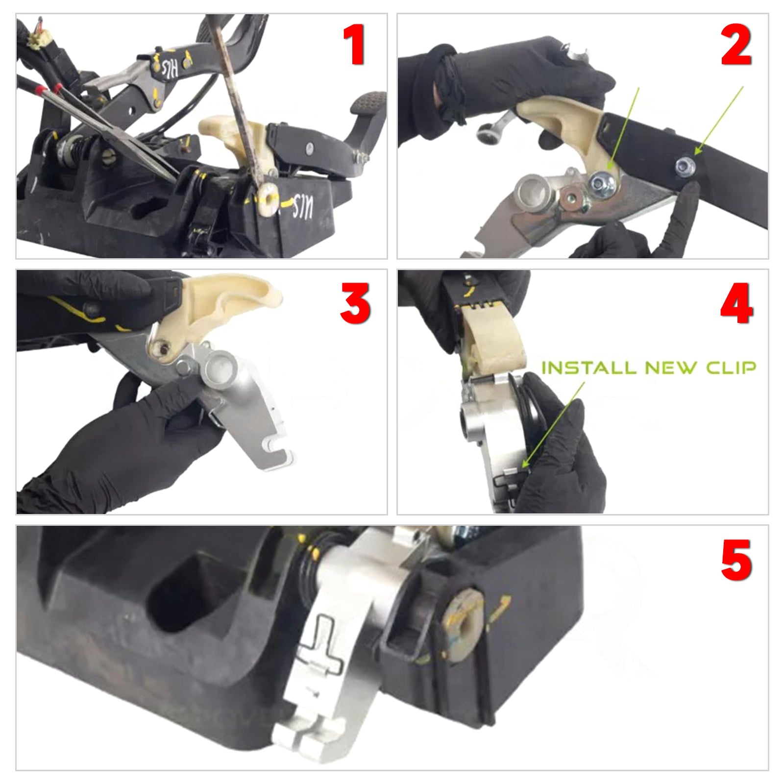 2009-2012 Chevrolet Spark Pedal Oprava držiaka Pivot pre káblovú spojku 96683849 95962968