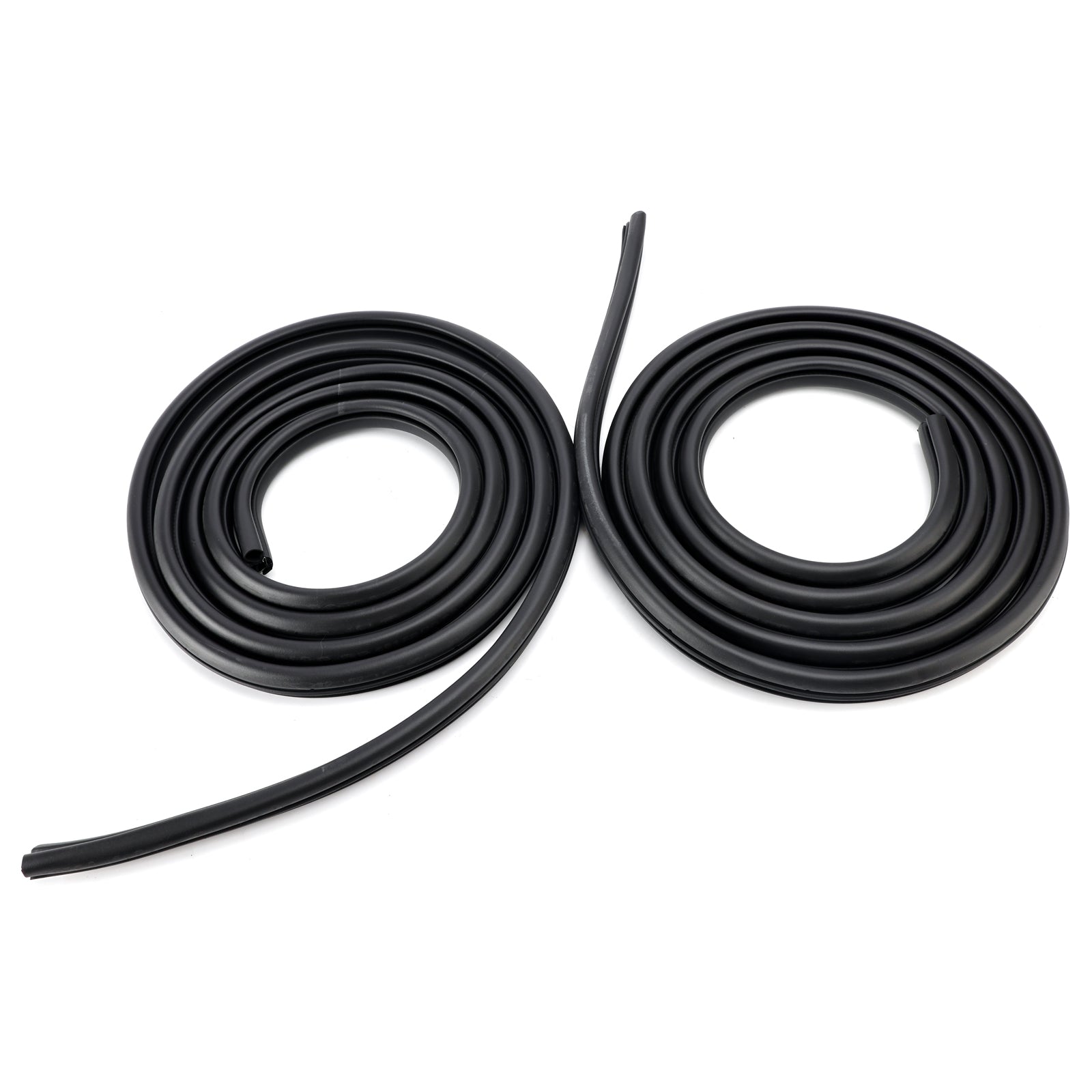 2Pcs Front/Rear Door Rubber Seal Weatherstrip For Hummer H2 2003-2009